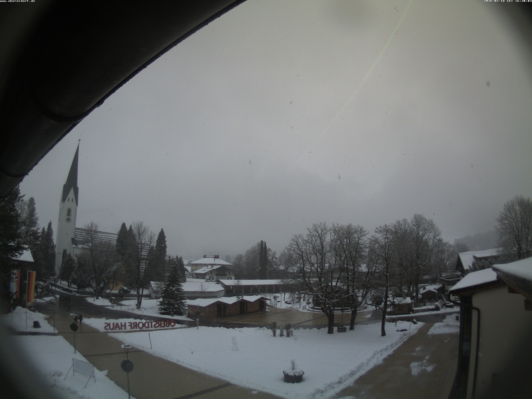Archived image Webcam St. John's Church Oberstdorf