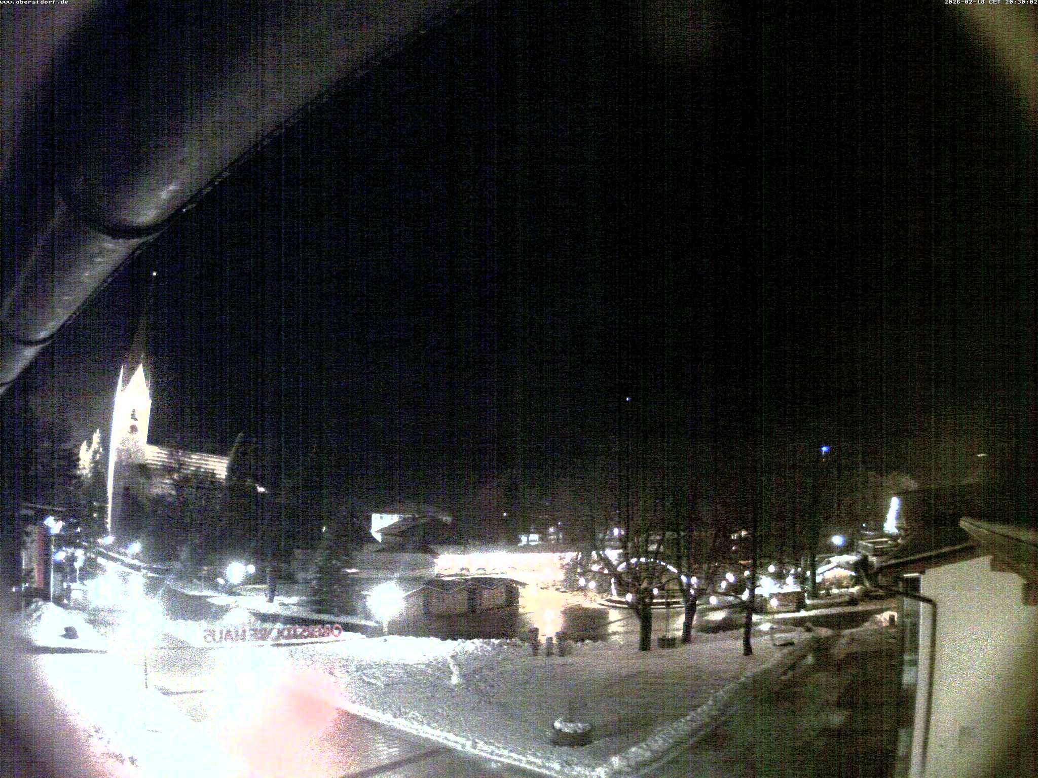 Archived image Webcam St. John's Church Oberstdorf