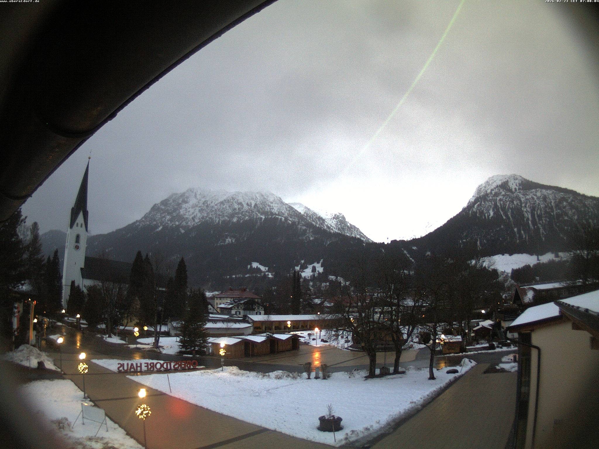 Archiv Foto Webcam Kurpark Oberstdorf