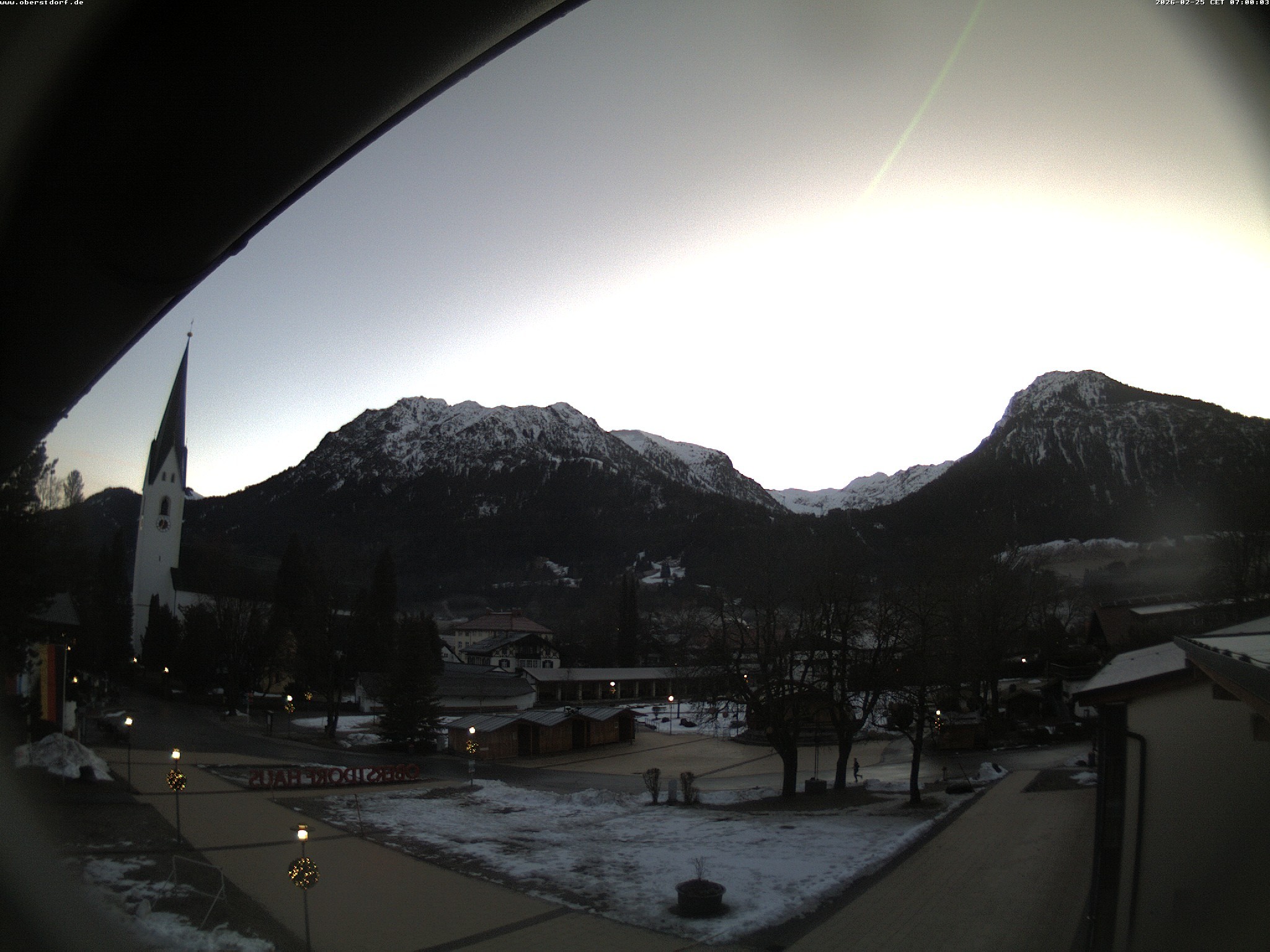 Archiv Foto Webcam Kurpark Oberstdorf