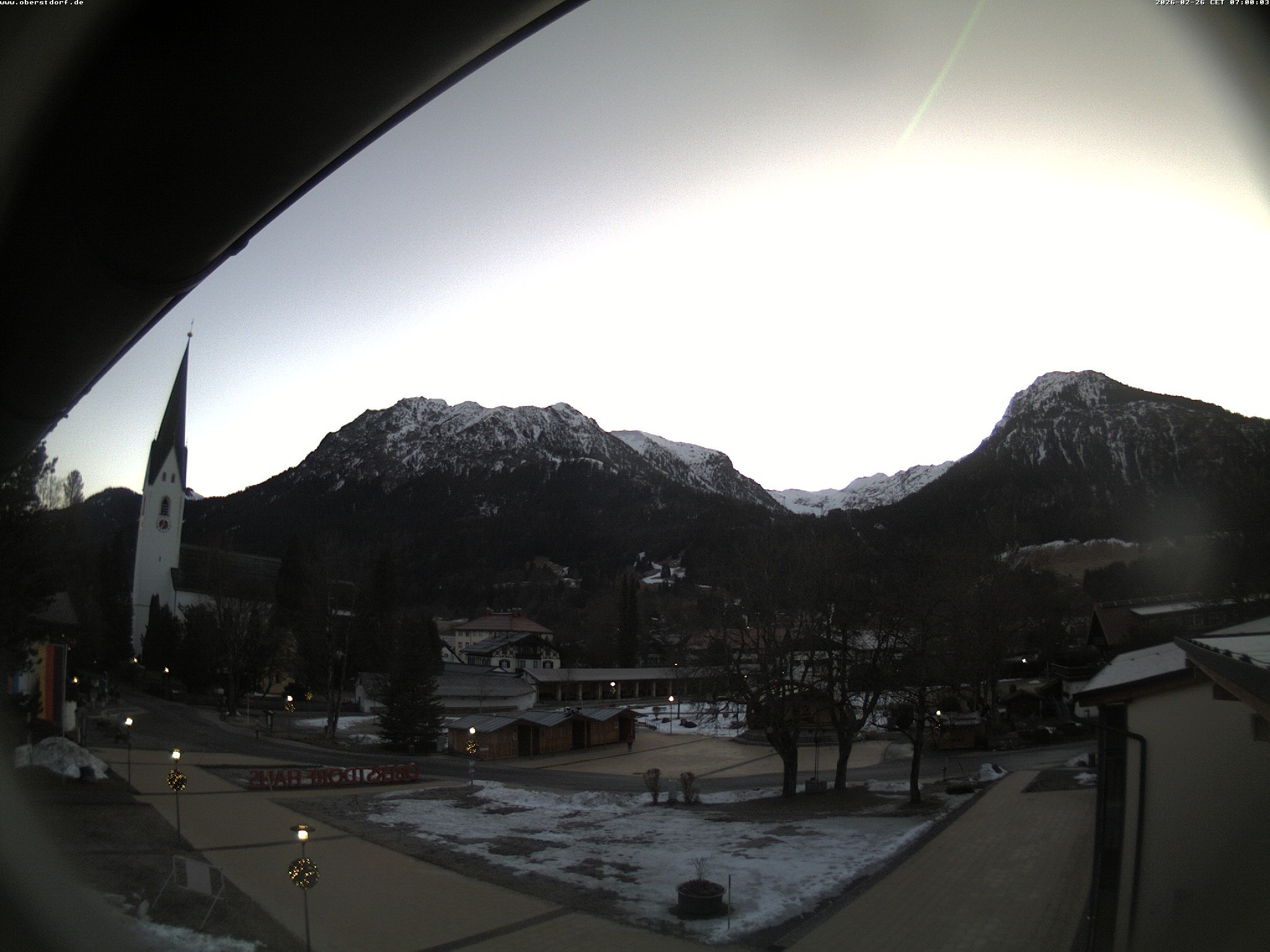 Archiv Foto Webcam Kurpark Oberstdorf