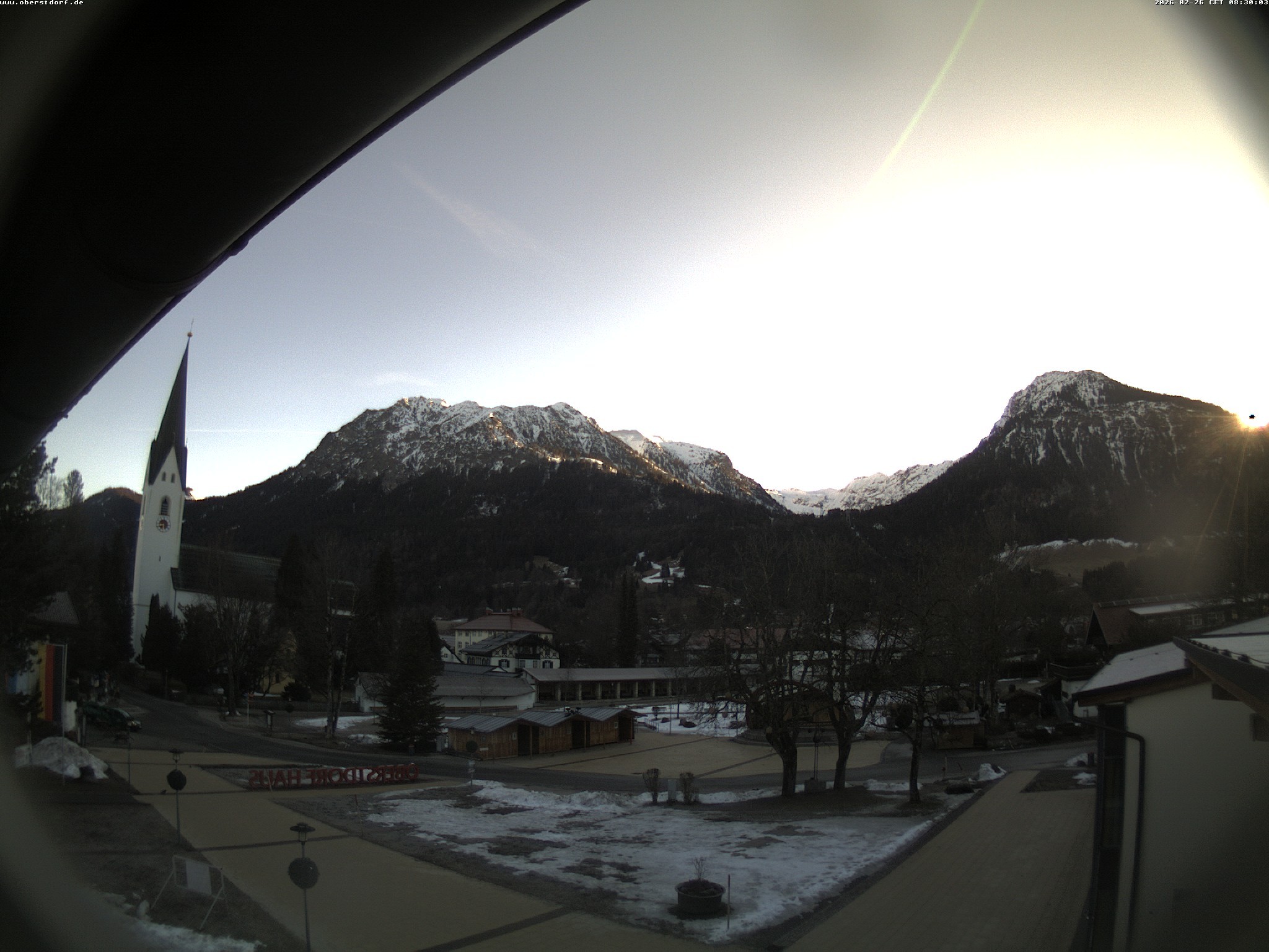 Archiv Foto Webcam Kurpark Oberstdorf