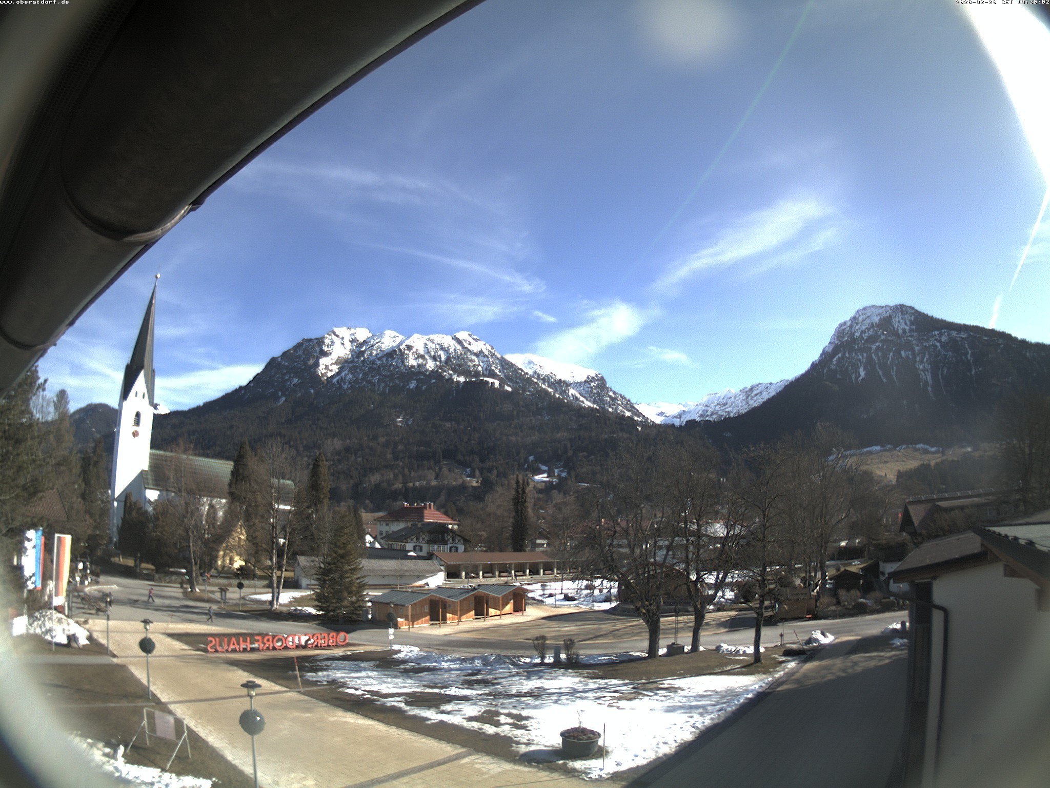 Archiv Foto Webcam Kurpark Oberstdorf