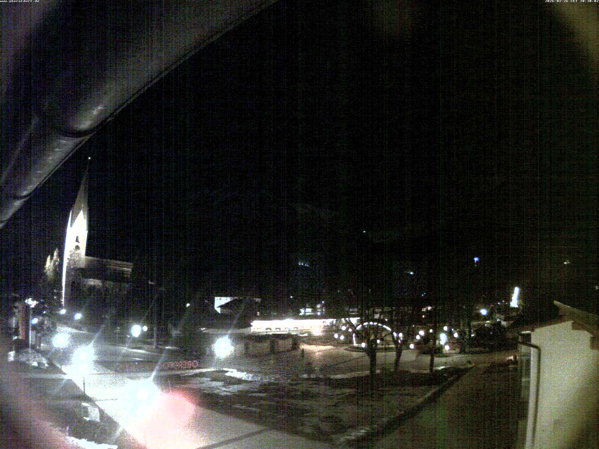 Archived image Webcam St. John's Church Oberstdorf