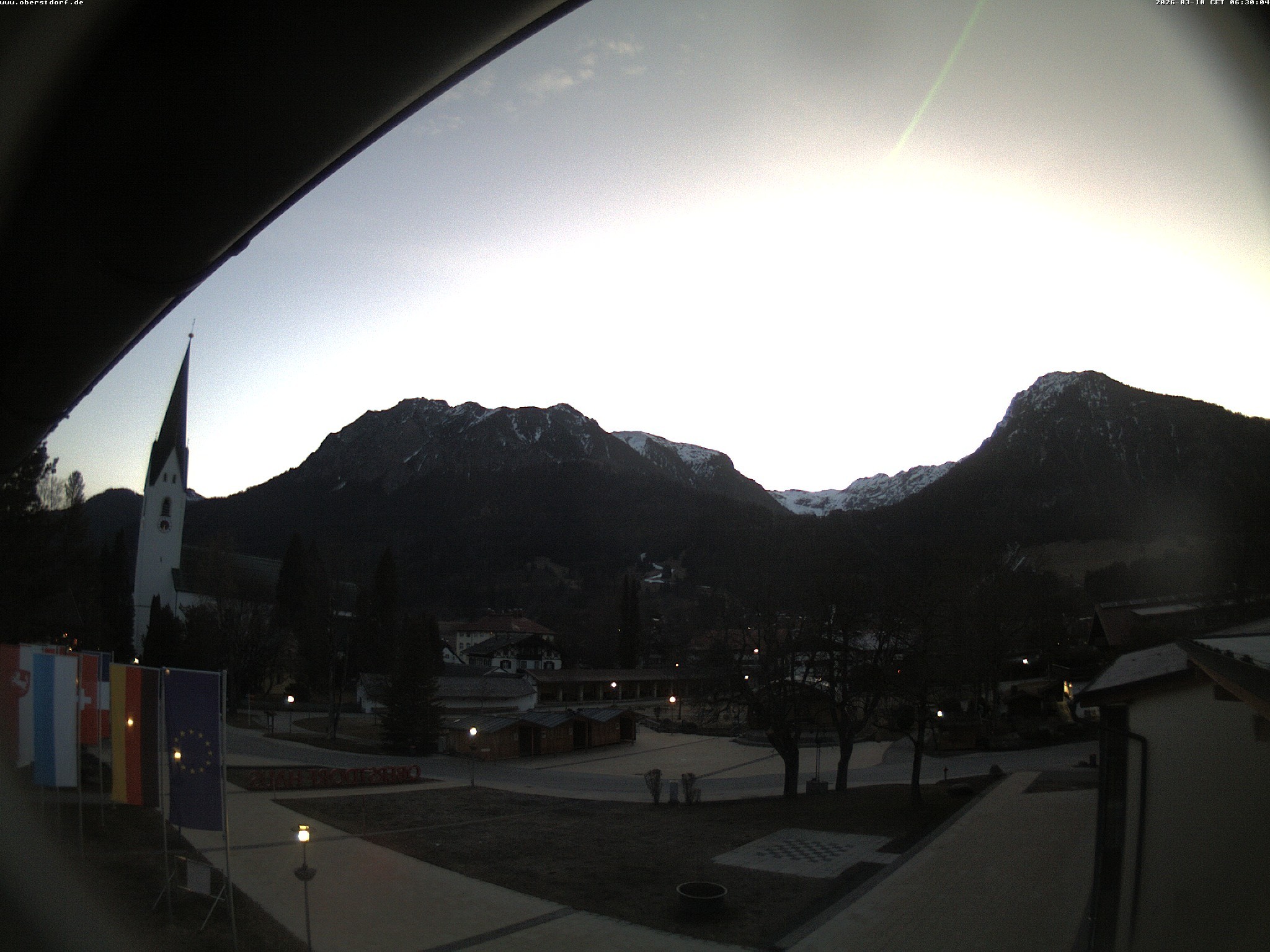 Archiv Foto Webcam Kurpark Oberstdorf