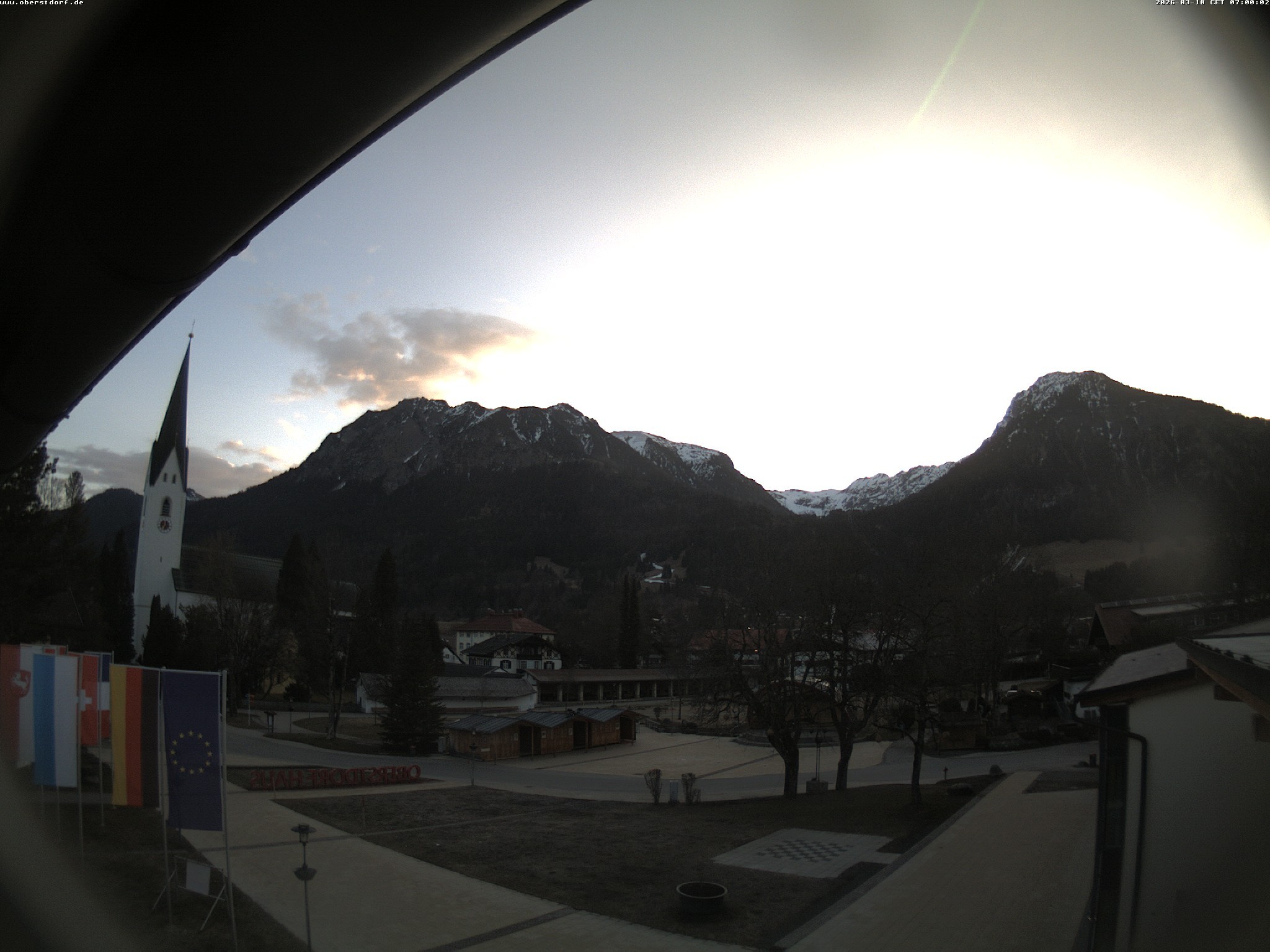 Archiv Foto Webcam Kurpark Oberstdorf