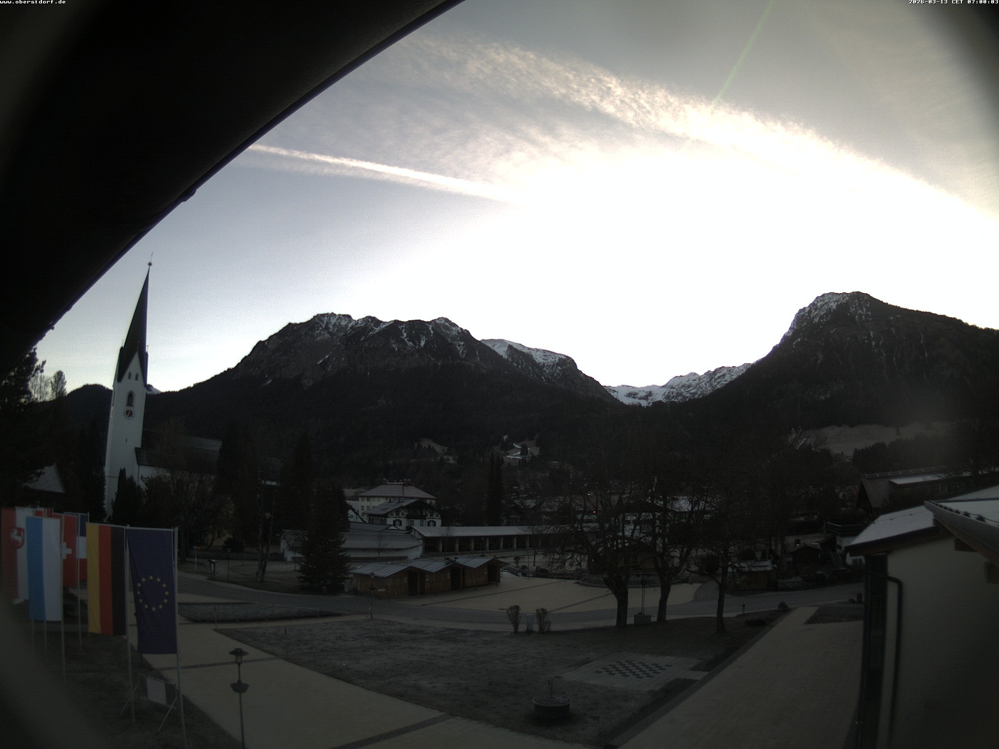 Archiv Foto Webcam Kurpark Oberstdorf