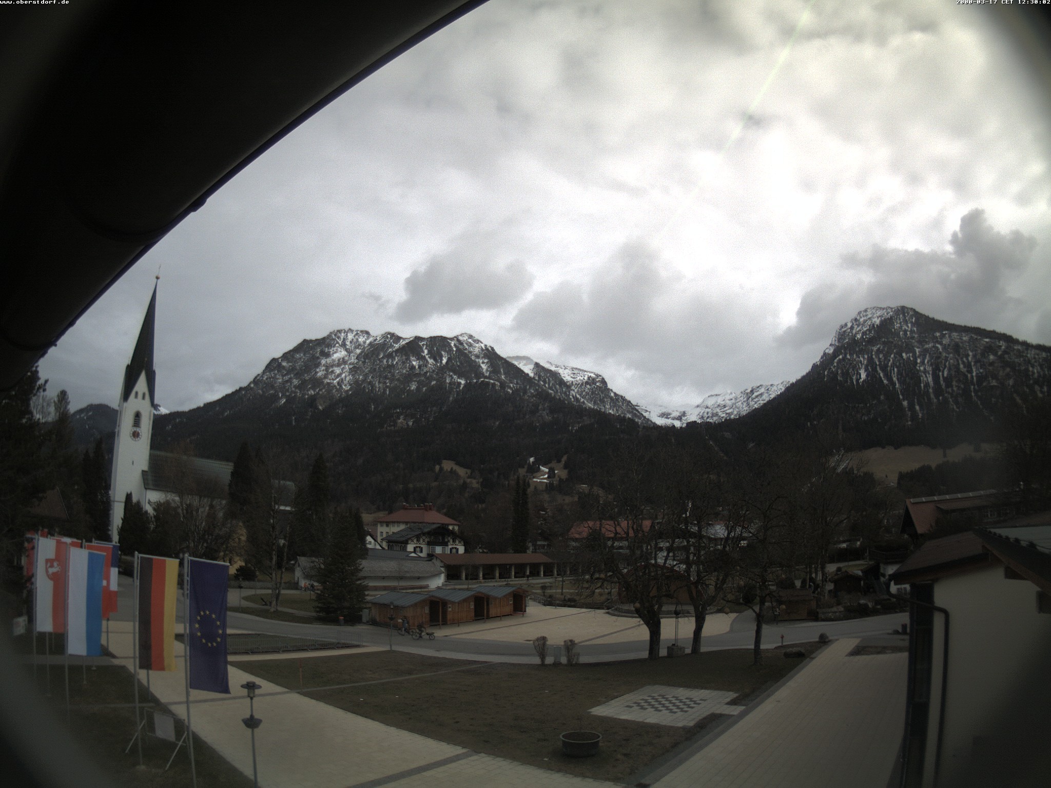 Archiv Foto Webcam Kurpark Oberstdorf