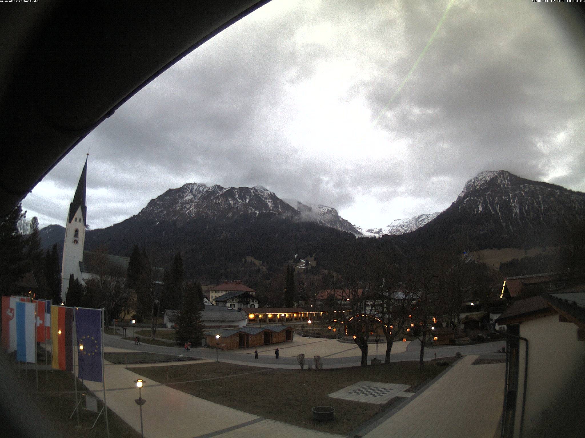 Archiv Foto Webcam Kurpark Oberstdorf