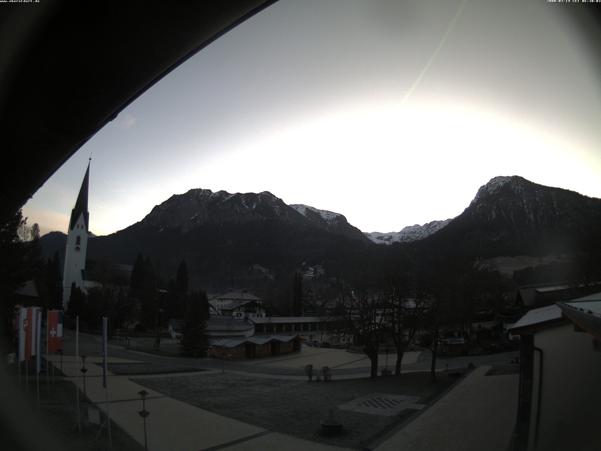 Archiv Foto Webcam Kurpark Oberstdorf