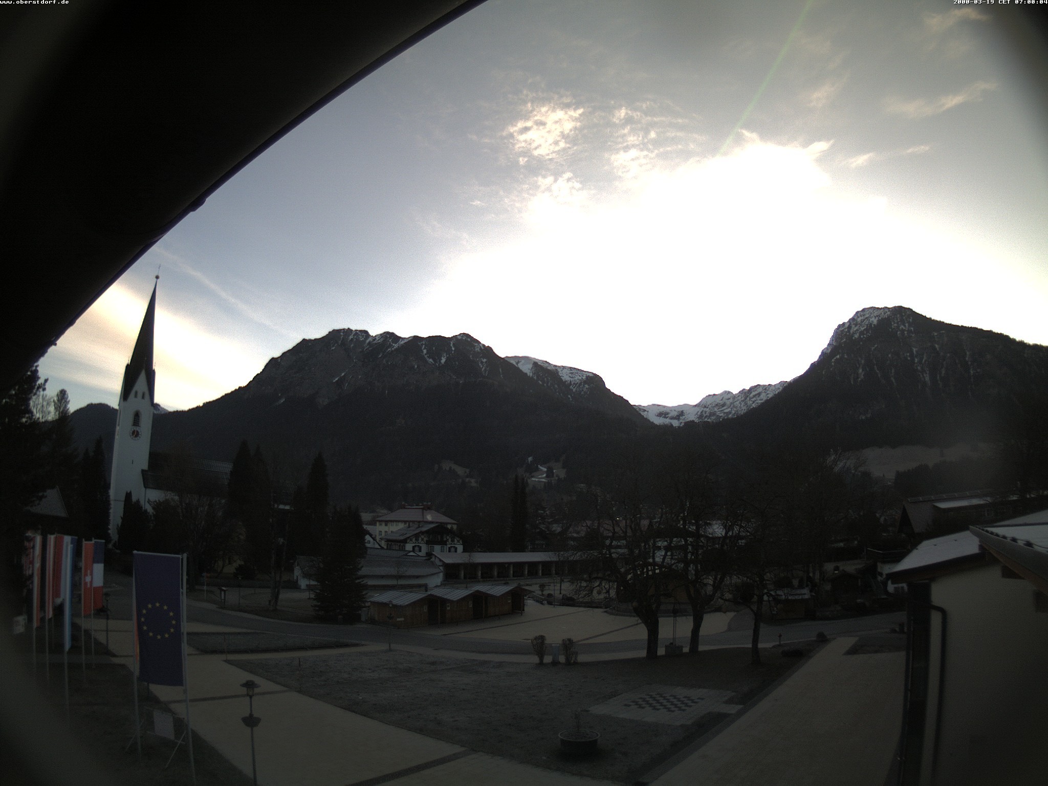 Archiv Foto Webcam Kurpark Oberstdorf