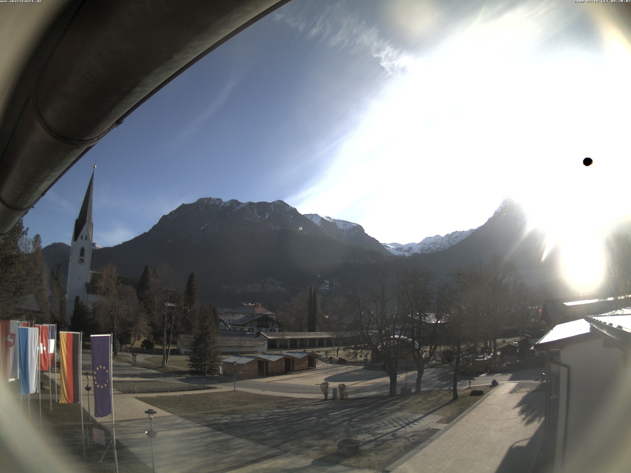Archiv Foto Webcam Kurpark Oberstdorf