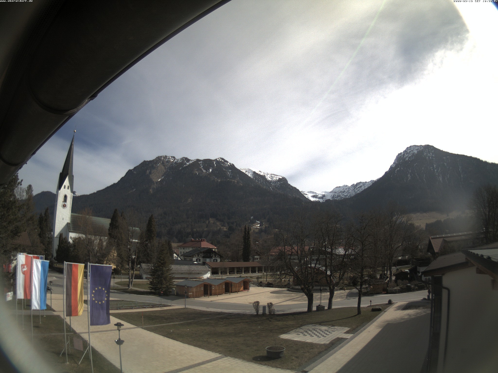 Archiv Foto Webcam Kurpark Oberstdorf