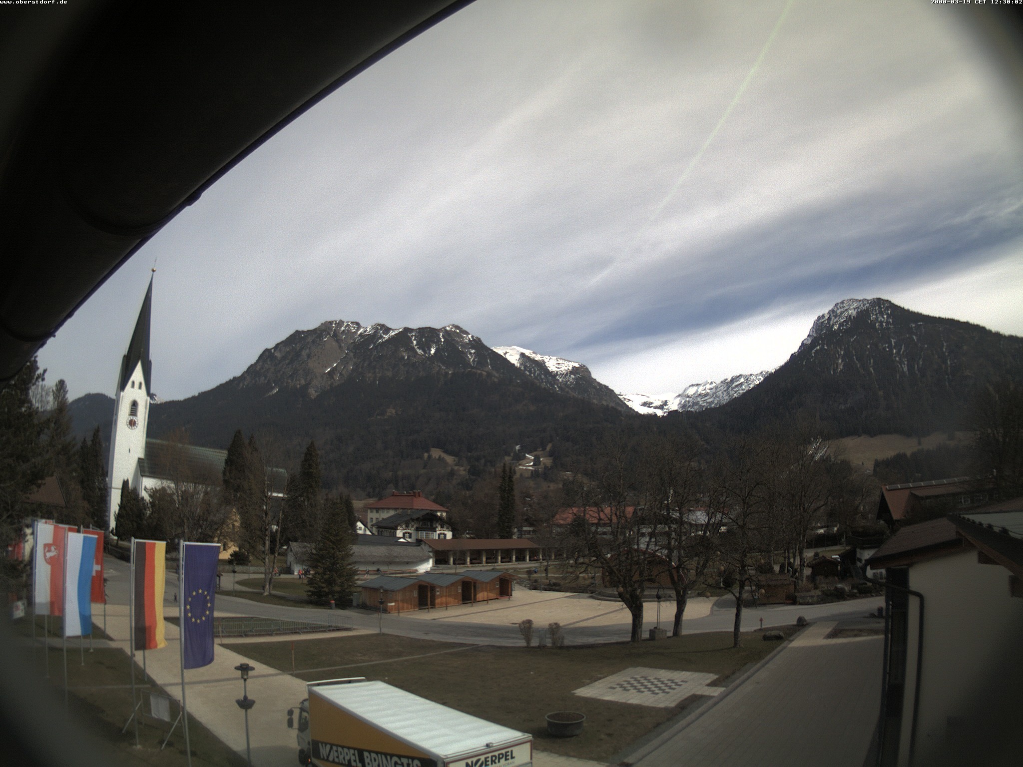 Archiv Foto Webcam Kurpark Oberstdorf