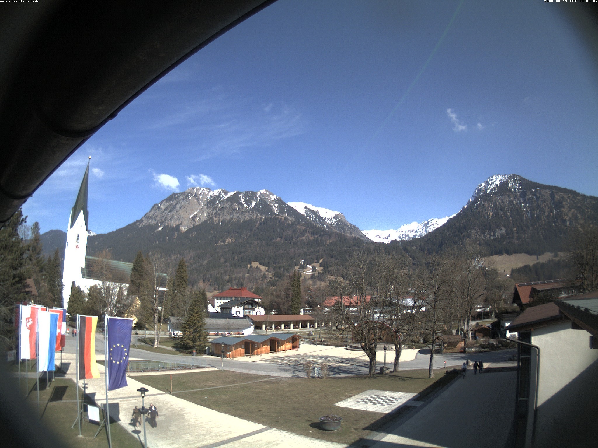 Archiv Foto Webcam Kurpark Oberstdorf