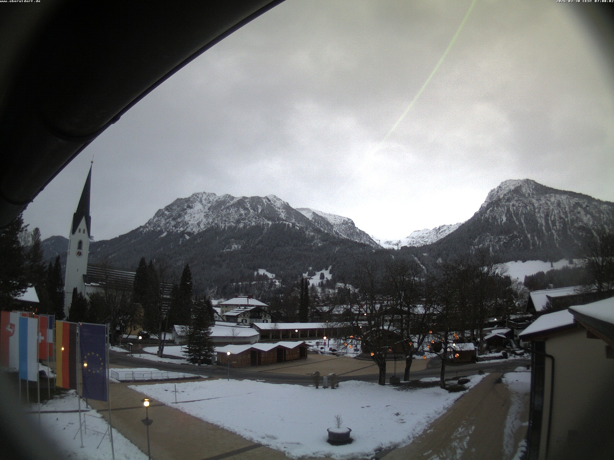 Archiv Foto Webcam Kurpark Oberstdorf