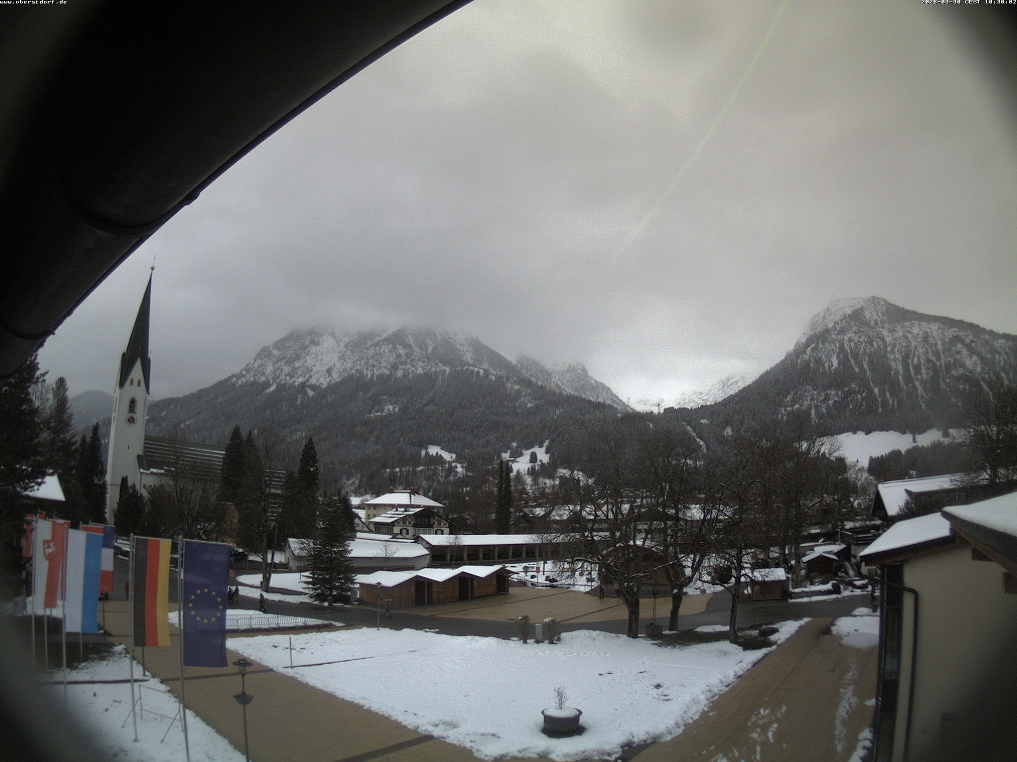 Archiv Foto Webcam Kurpark Oberstdorf