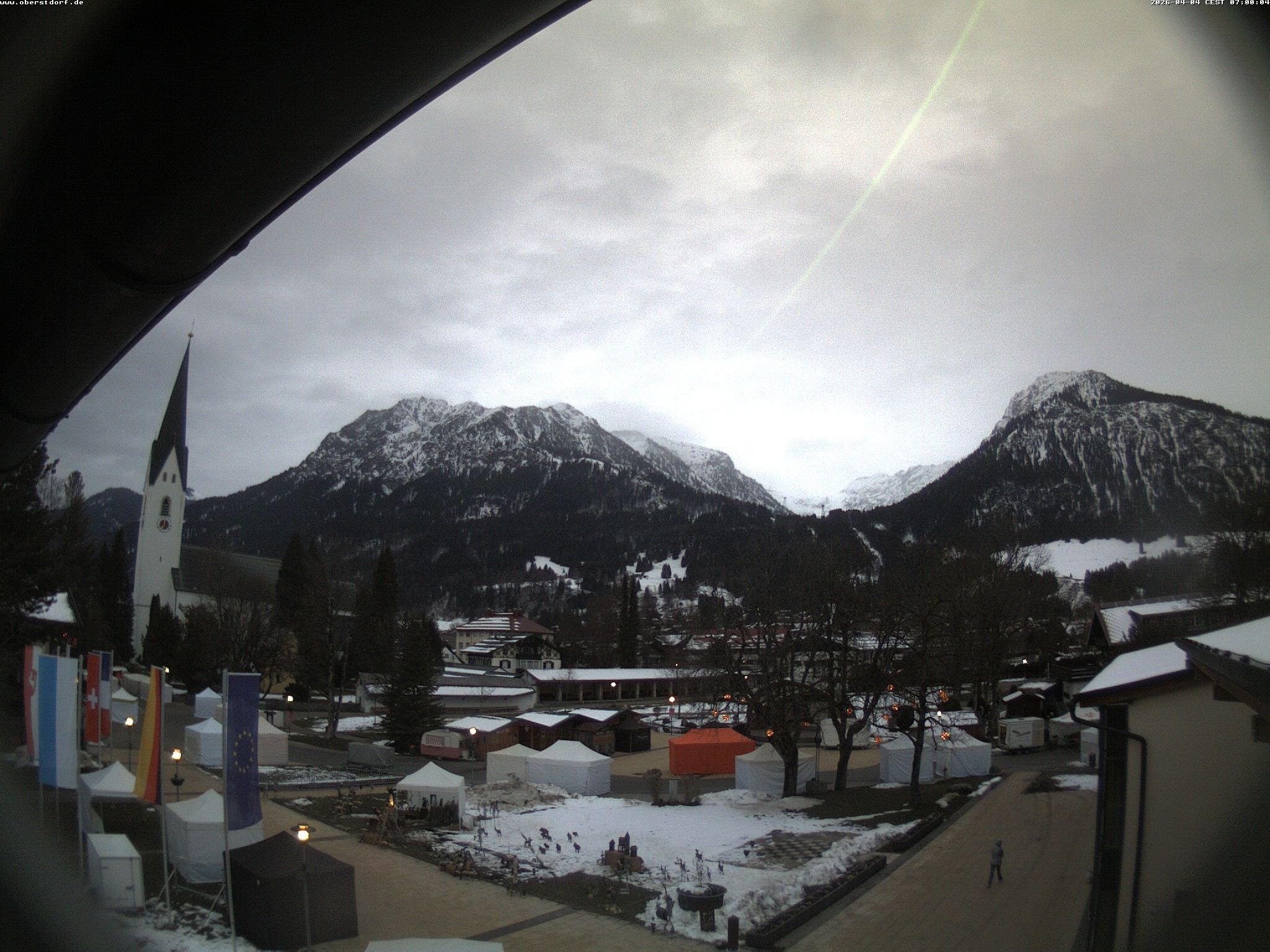 Archiv Foto Webcam Kurpark Oberstdorf