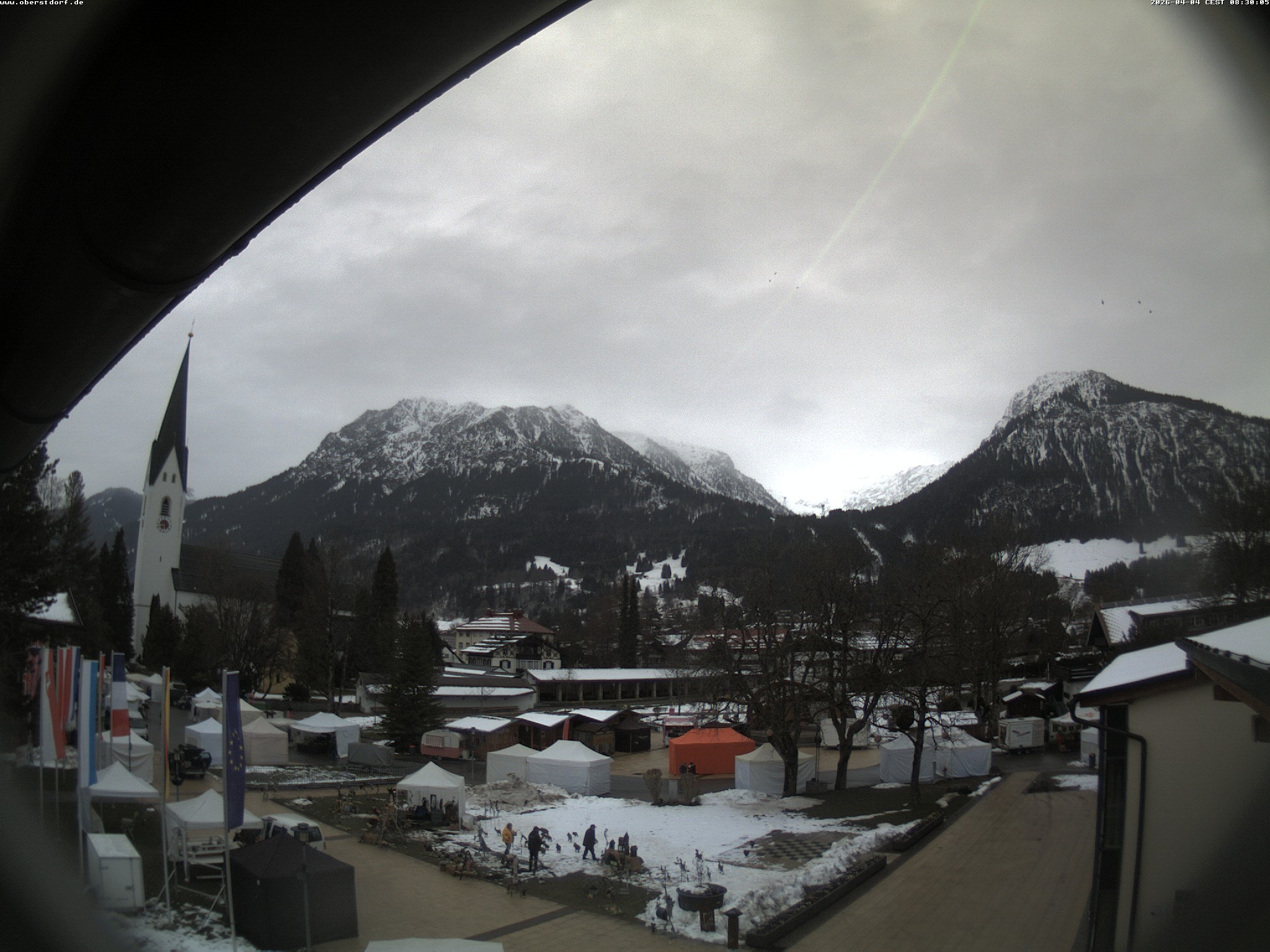 Archiv Foto Webcam Kurpark Oberstdorf