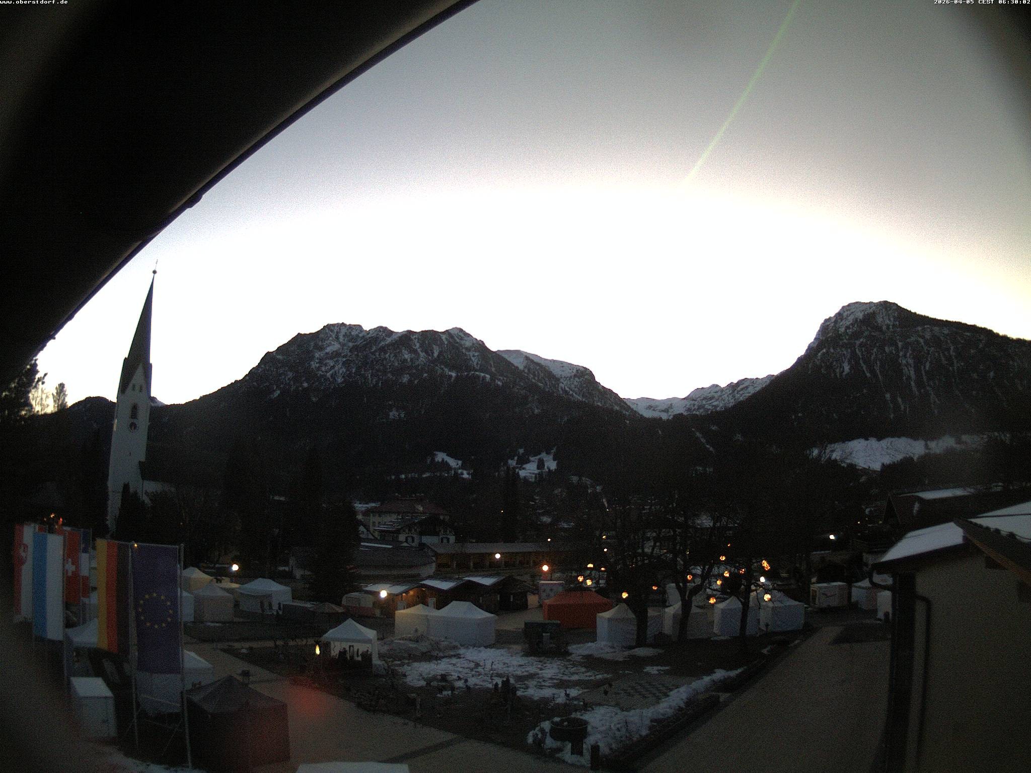 Archiv Foto Webcam Kurpark Oberstdorf