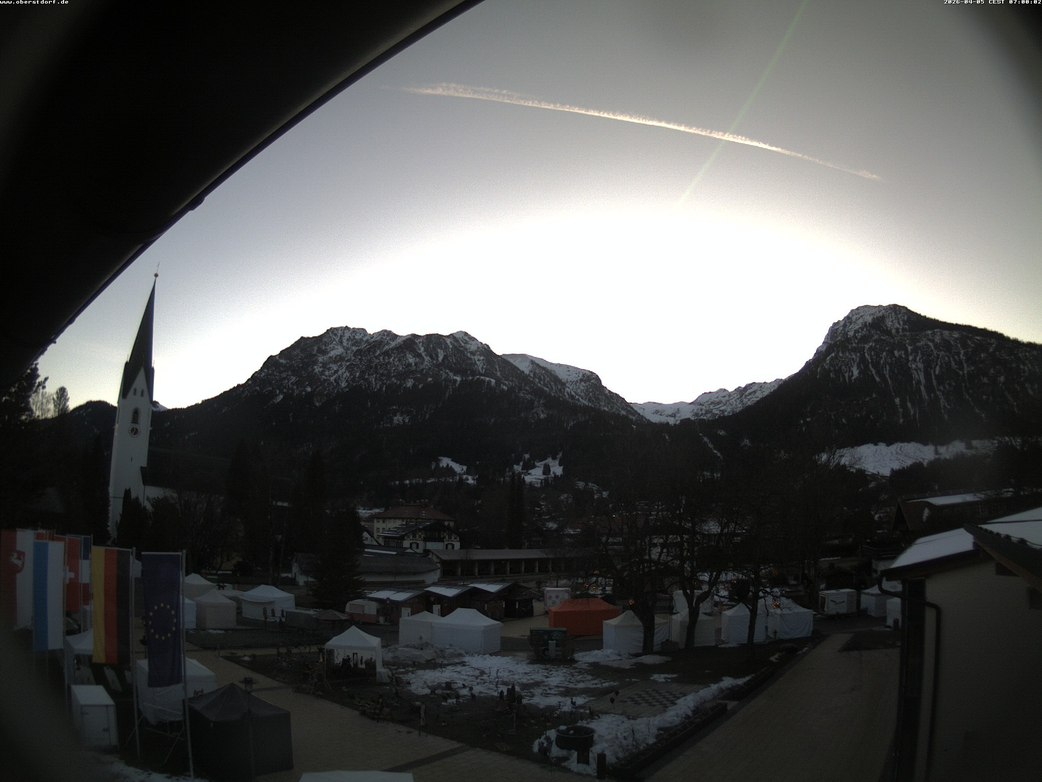 Archiv Foto Webcam Kurpark Oberstdorf