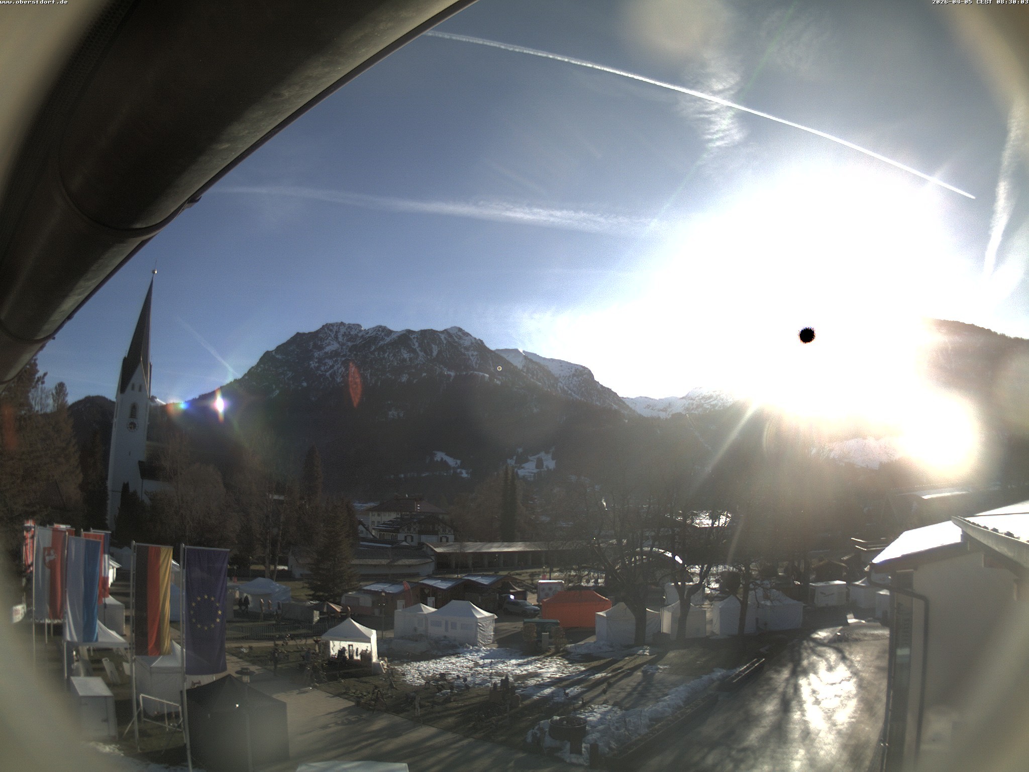 Archiv Foto Webcam Kurpark Oberstdorf