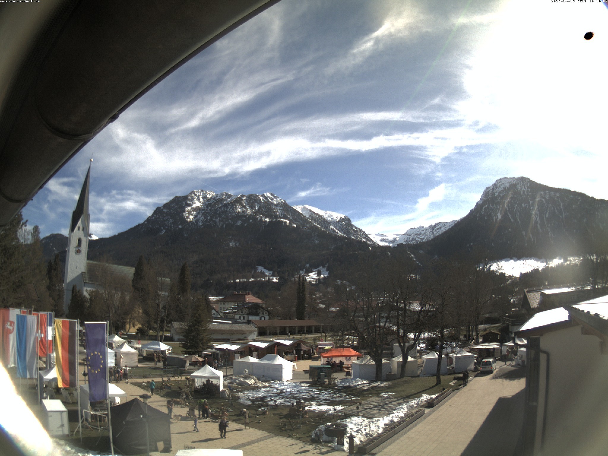 Archiv Foto Webcam Kurpark Oberstdorf