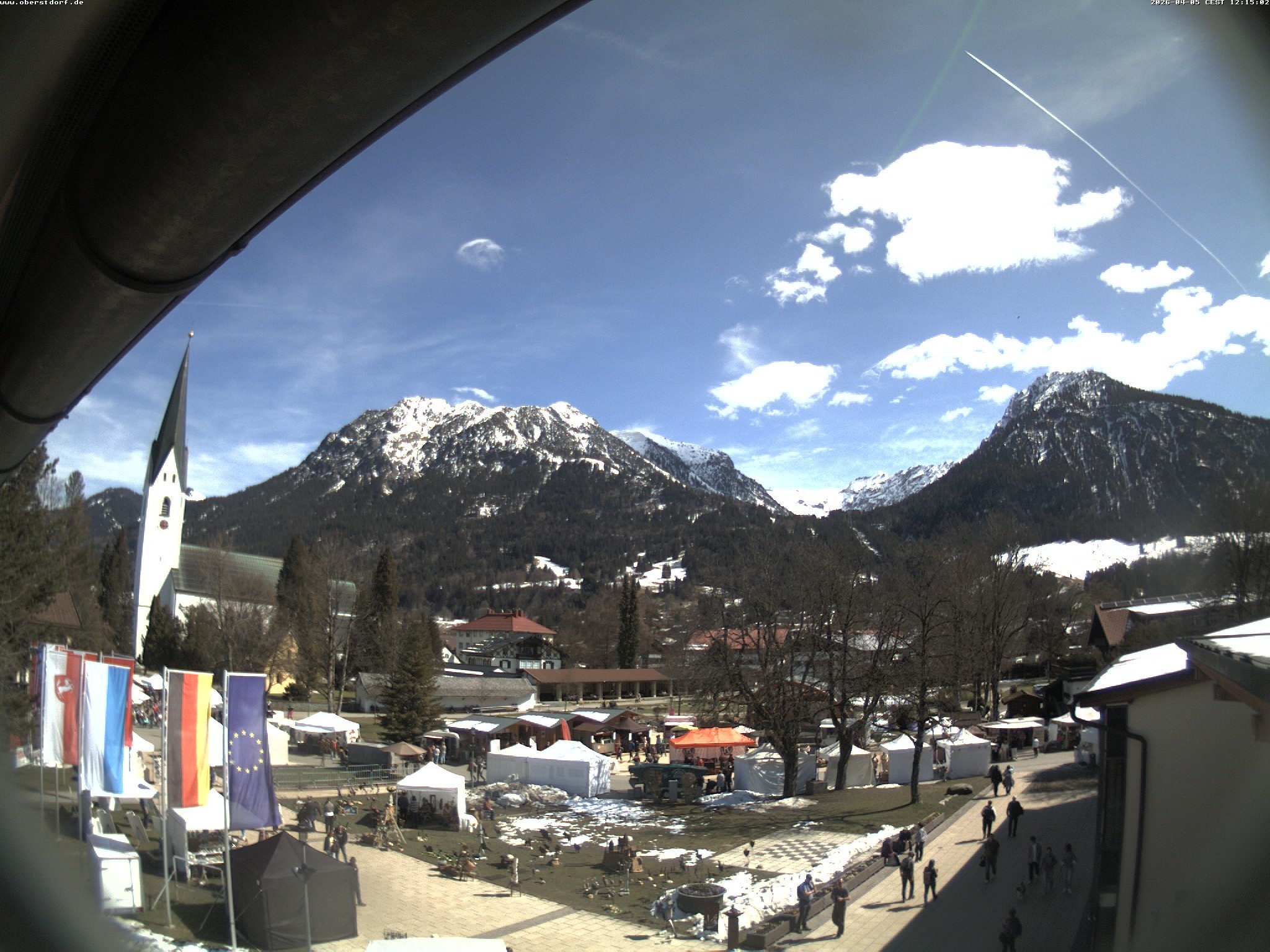 Archiv Foto Webcam Kurpark Oberstdorf