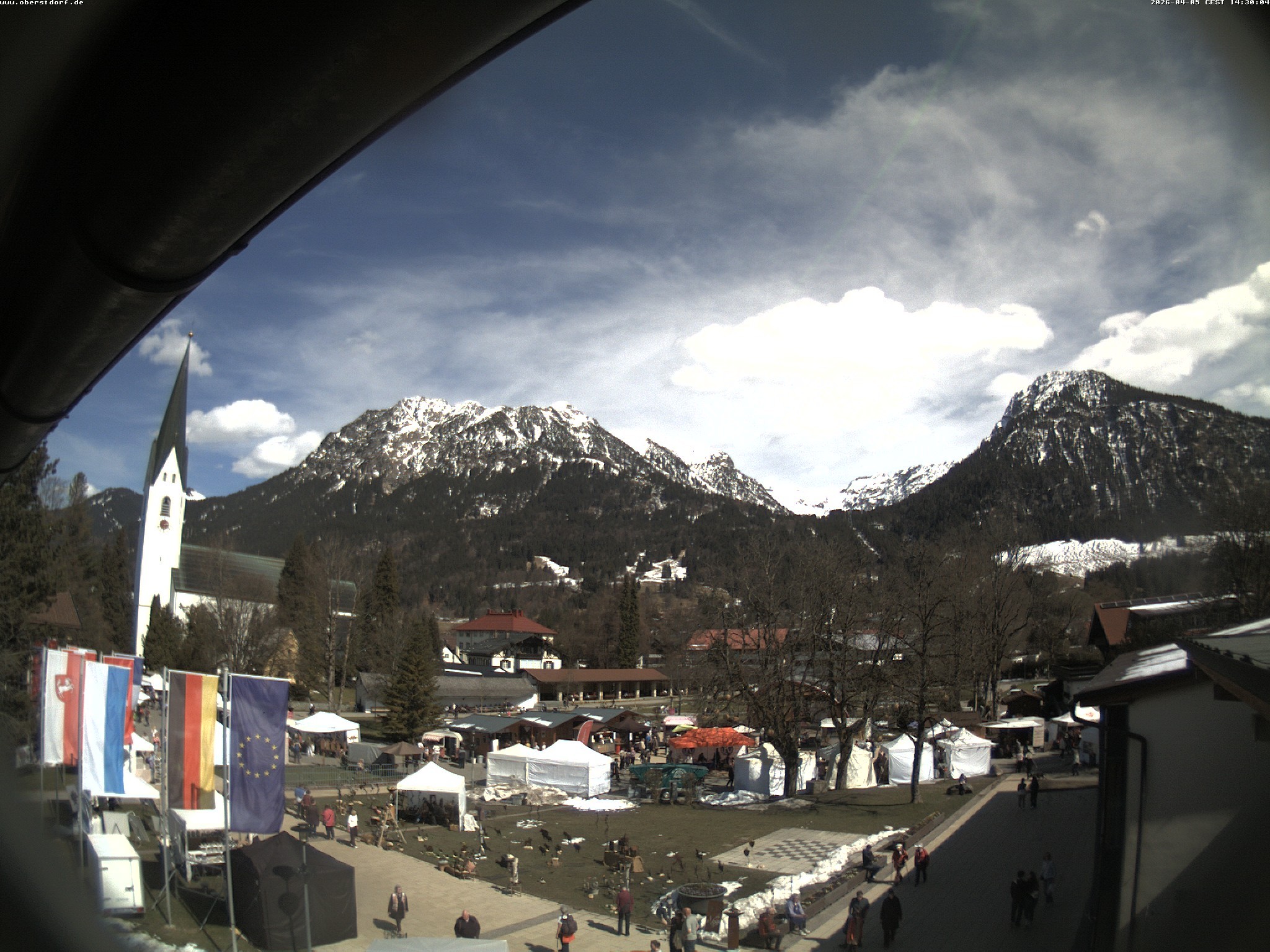 Archiv Foto Webcam Kurpark Oberstdorf