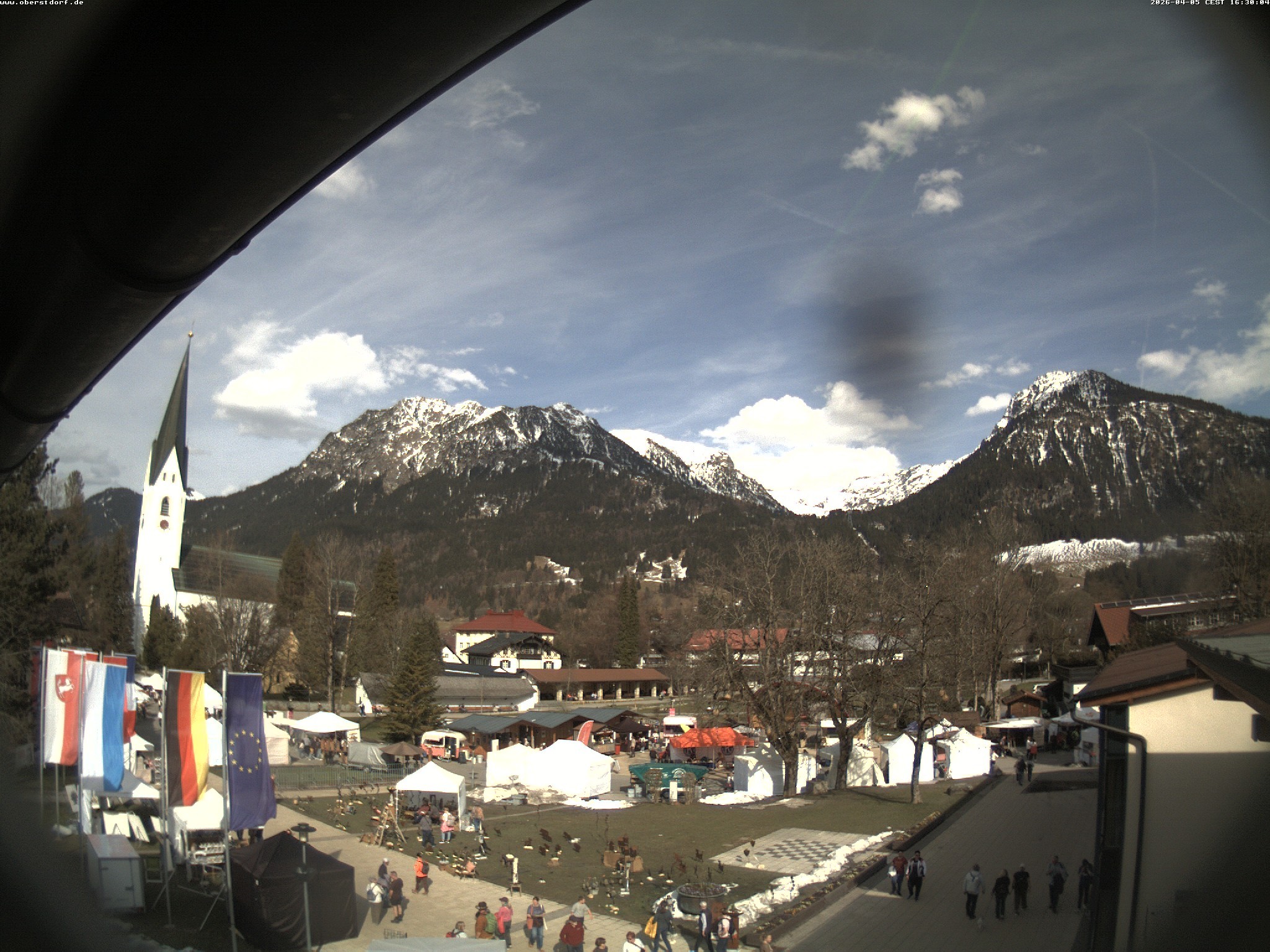 Archiv Foto Webcam Kurpark Oberstdorf