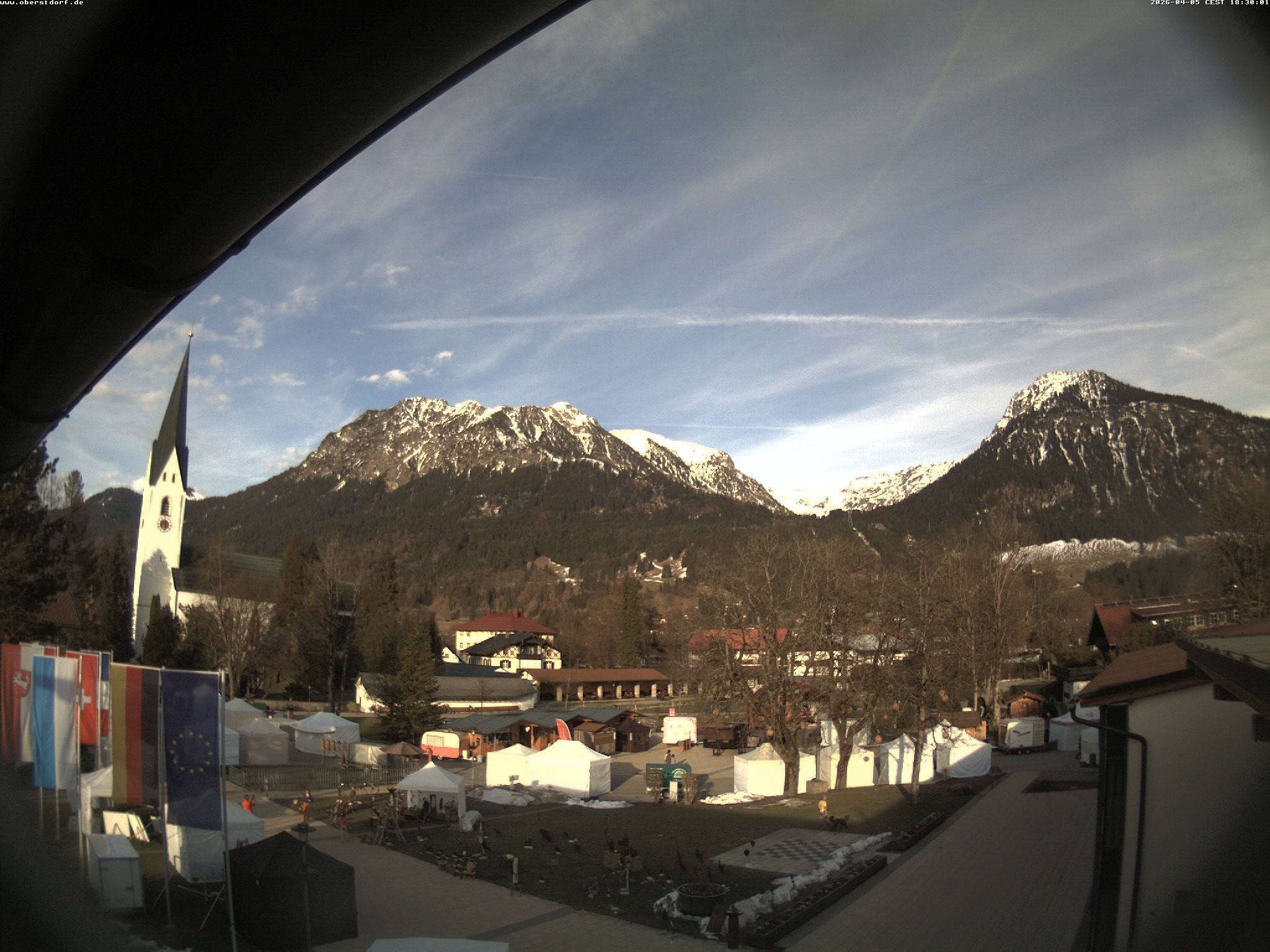 Archiv Foto Webcam Kurpark Oberstdorf