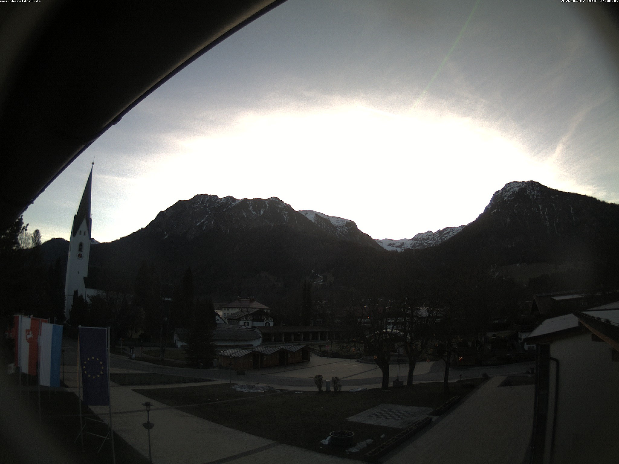 Archiv Foto Webcam Kurpark Oberstdorf