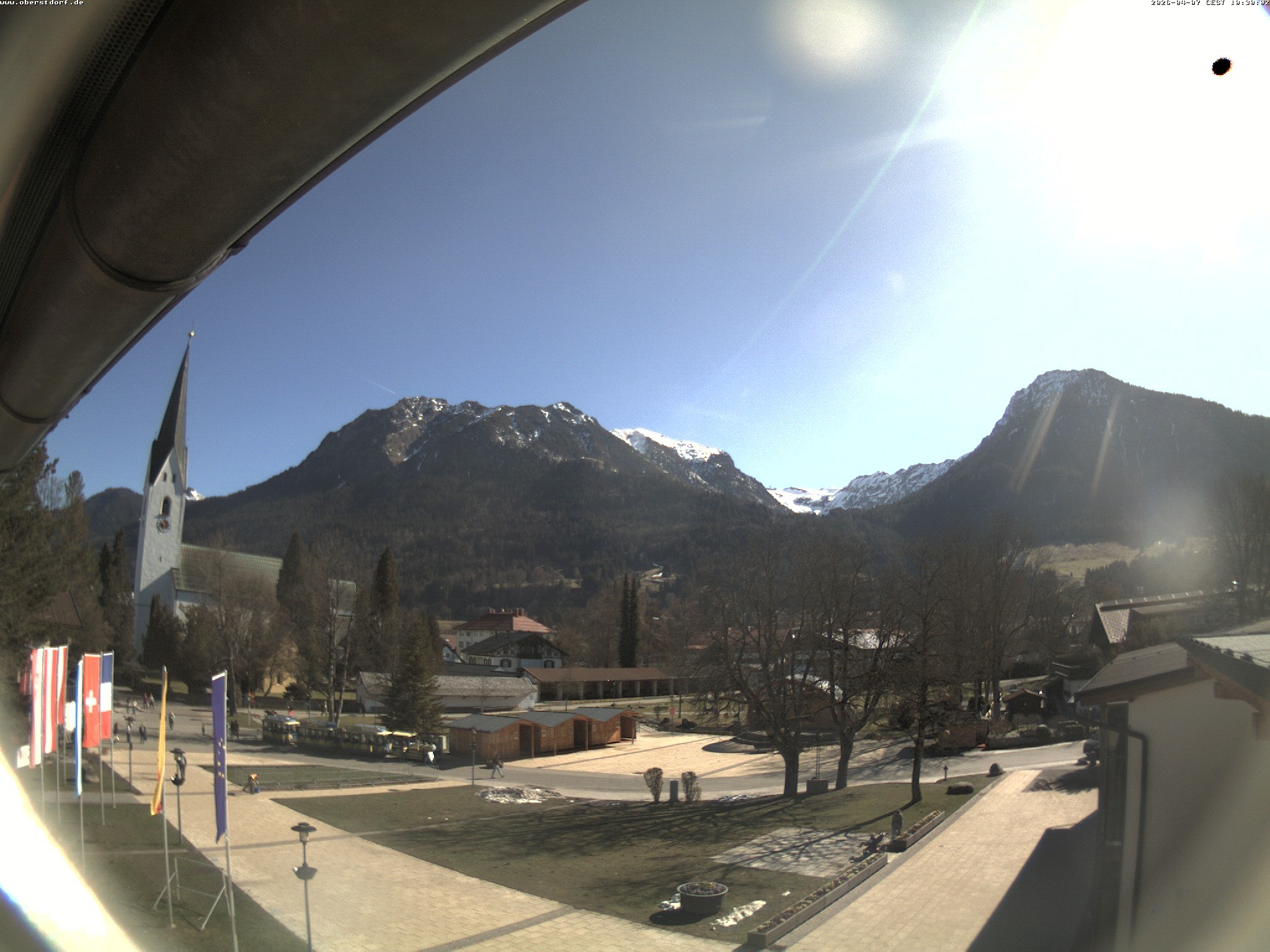 Archiv Foto Webcam Kurpark Oberstdorf