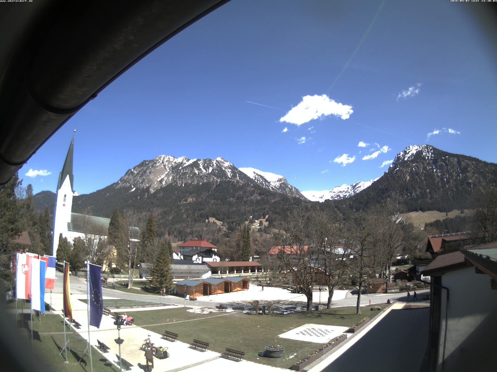 Archiv Foto Webcam Kurpark Oberstdorf