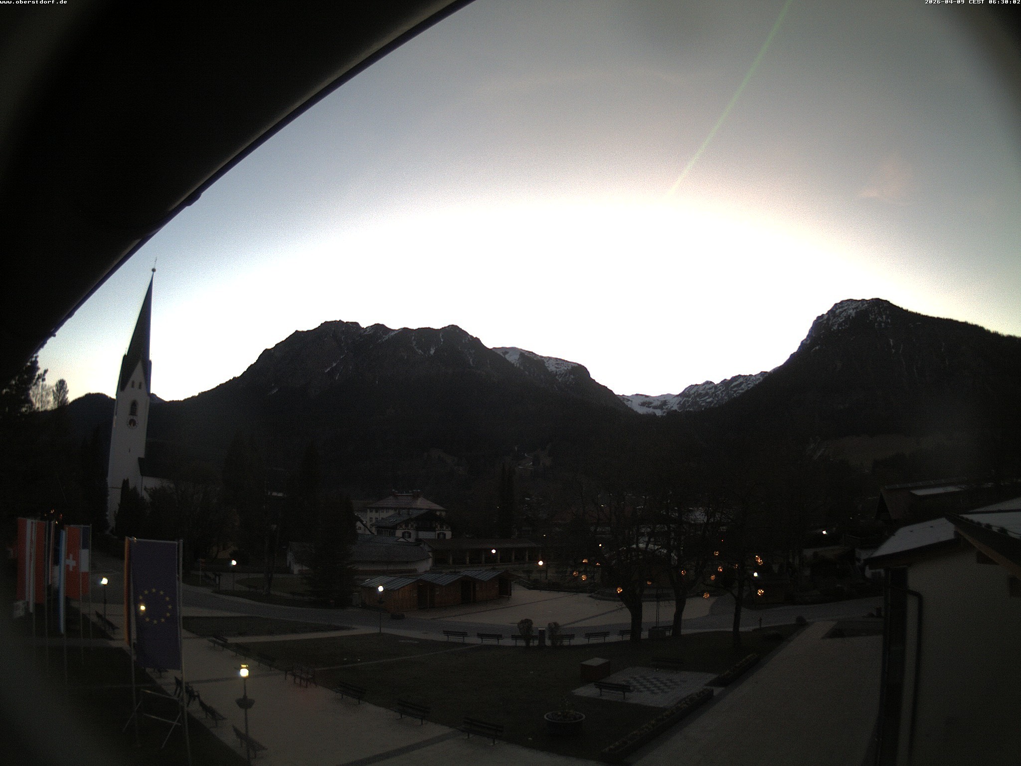 Archiv Foto Webcam Kurpark Oberstdorf