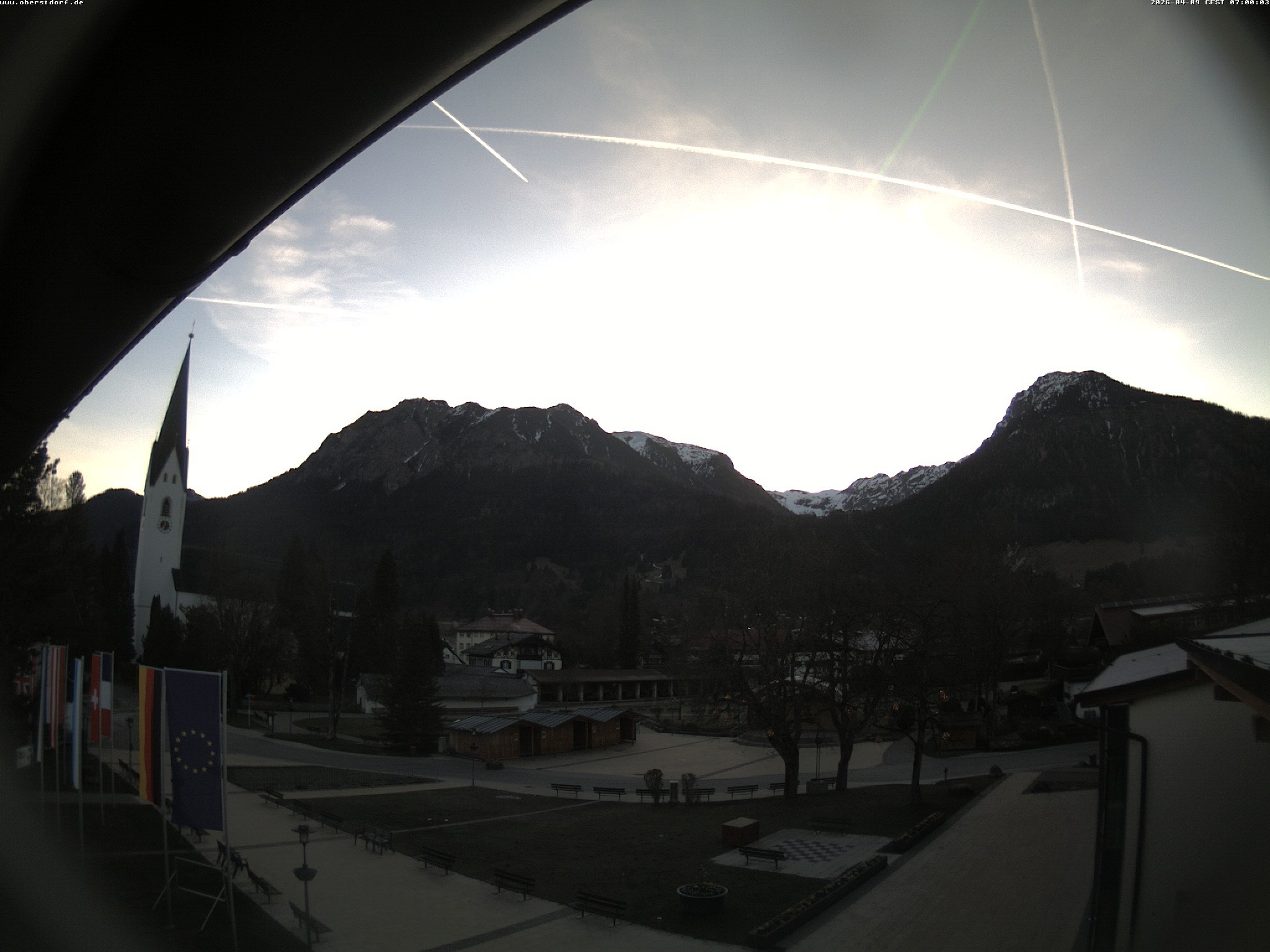 Archiv Foto Webcam Kurpark Oberstdorf
