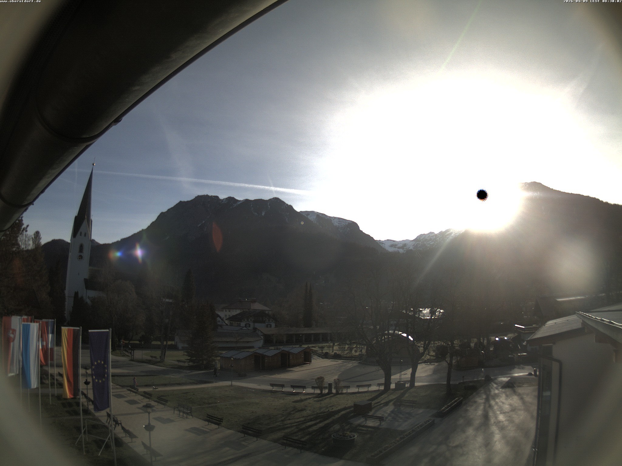 Archiv Foto Webcam Kurpark Oberstdorf