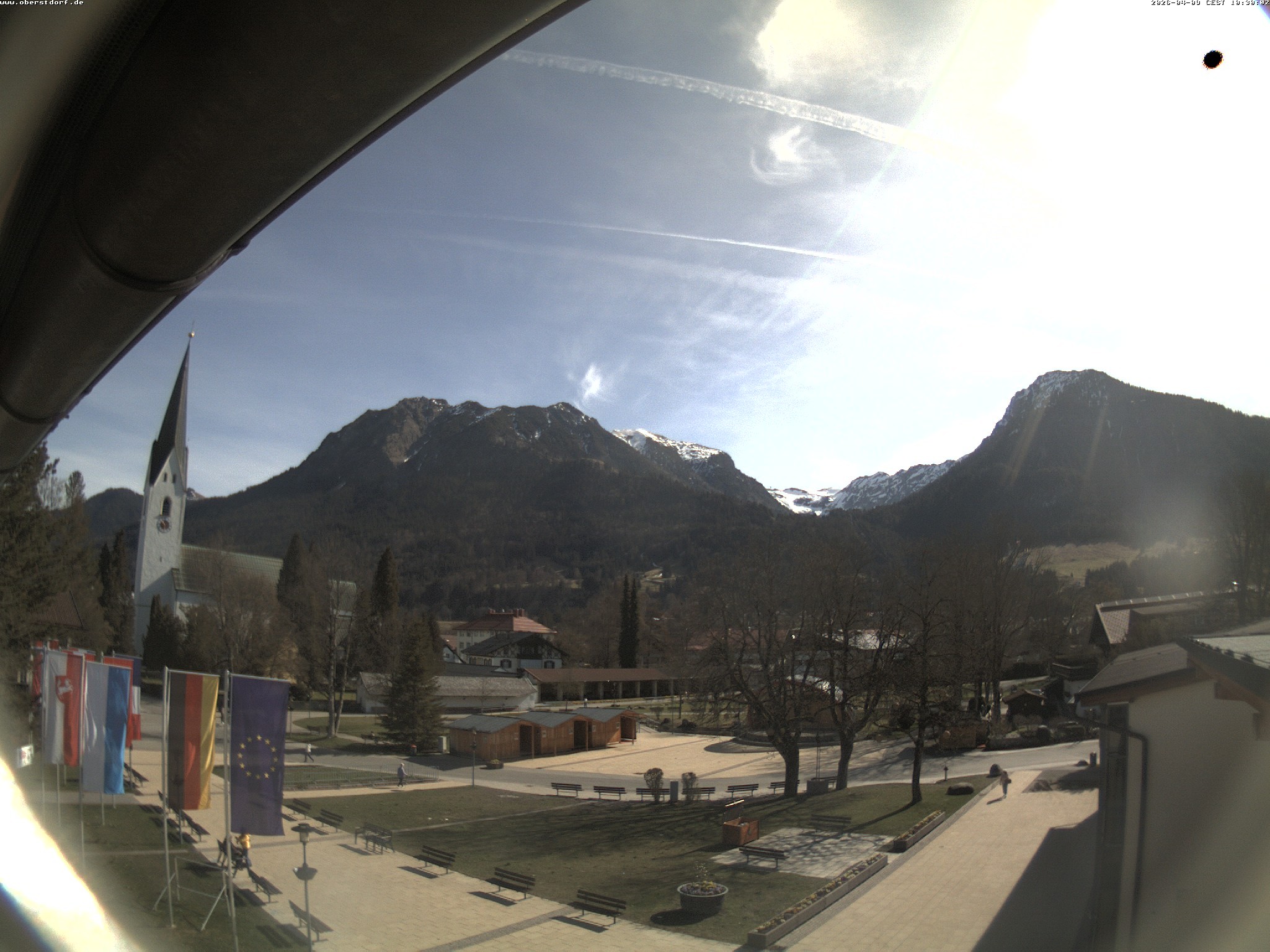 Archiv Foto Webcam Kurpark Oberstdorf