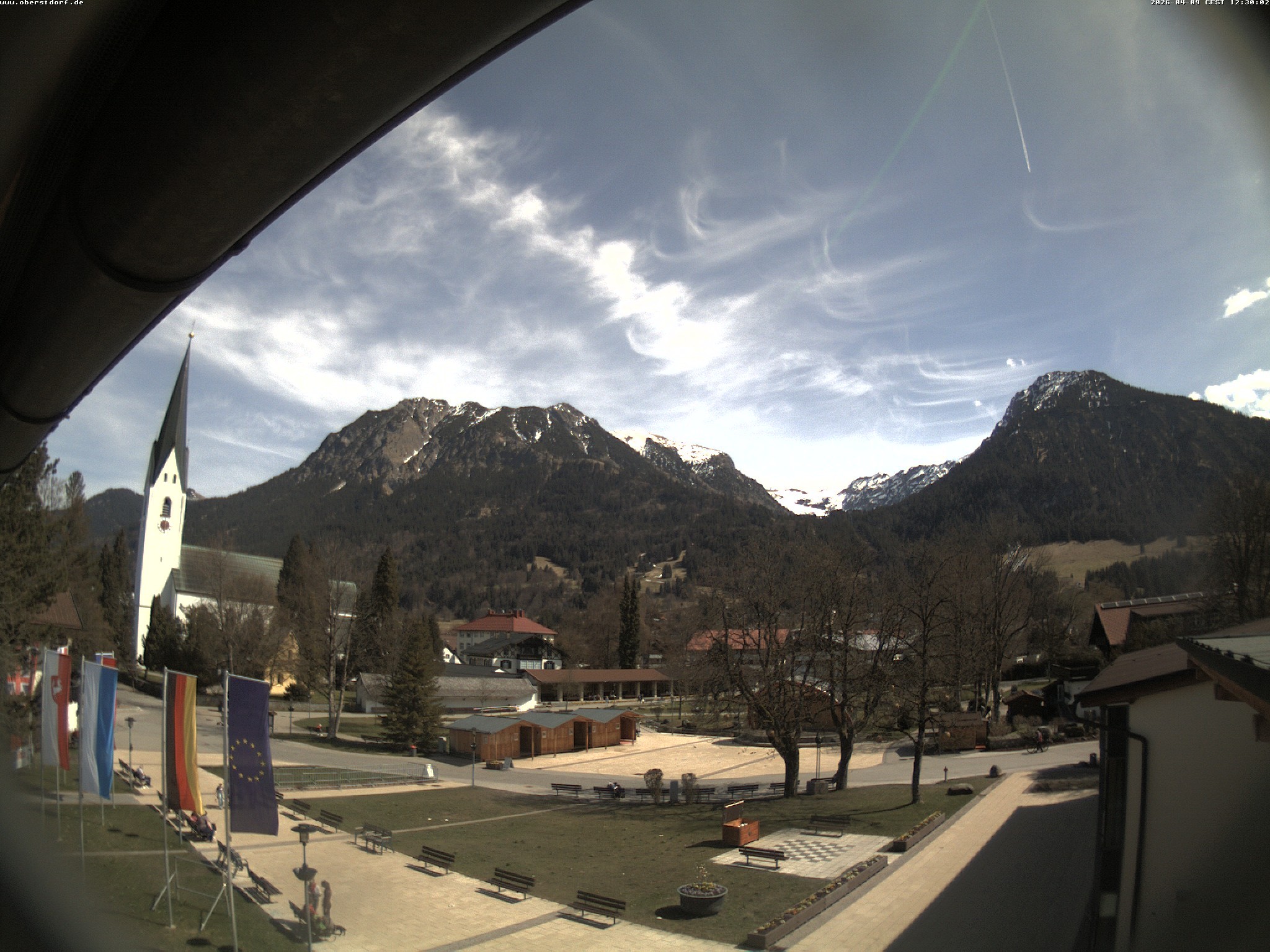 Archiv Foto Webcam Kurpark Oberstdorf
