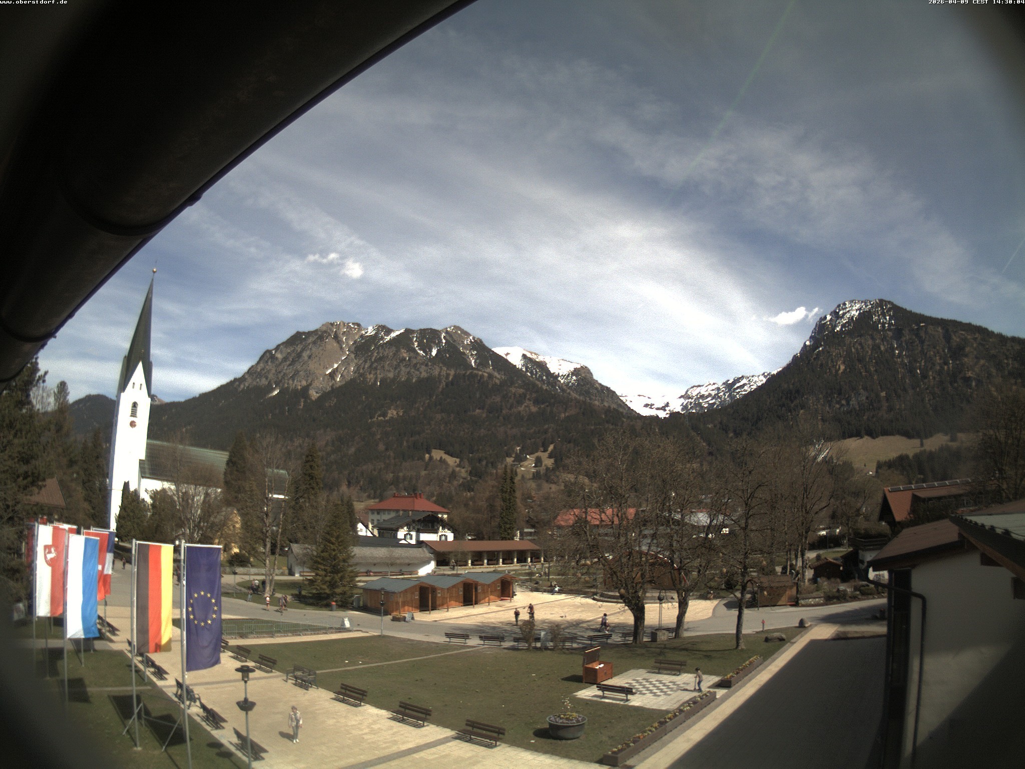 Archiv Foto Webcam Kurpark Oberstdorf
