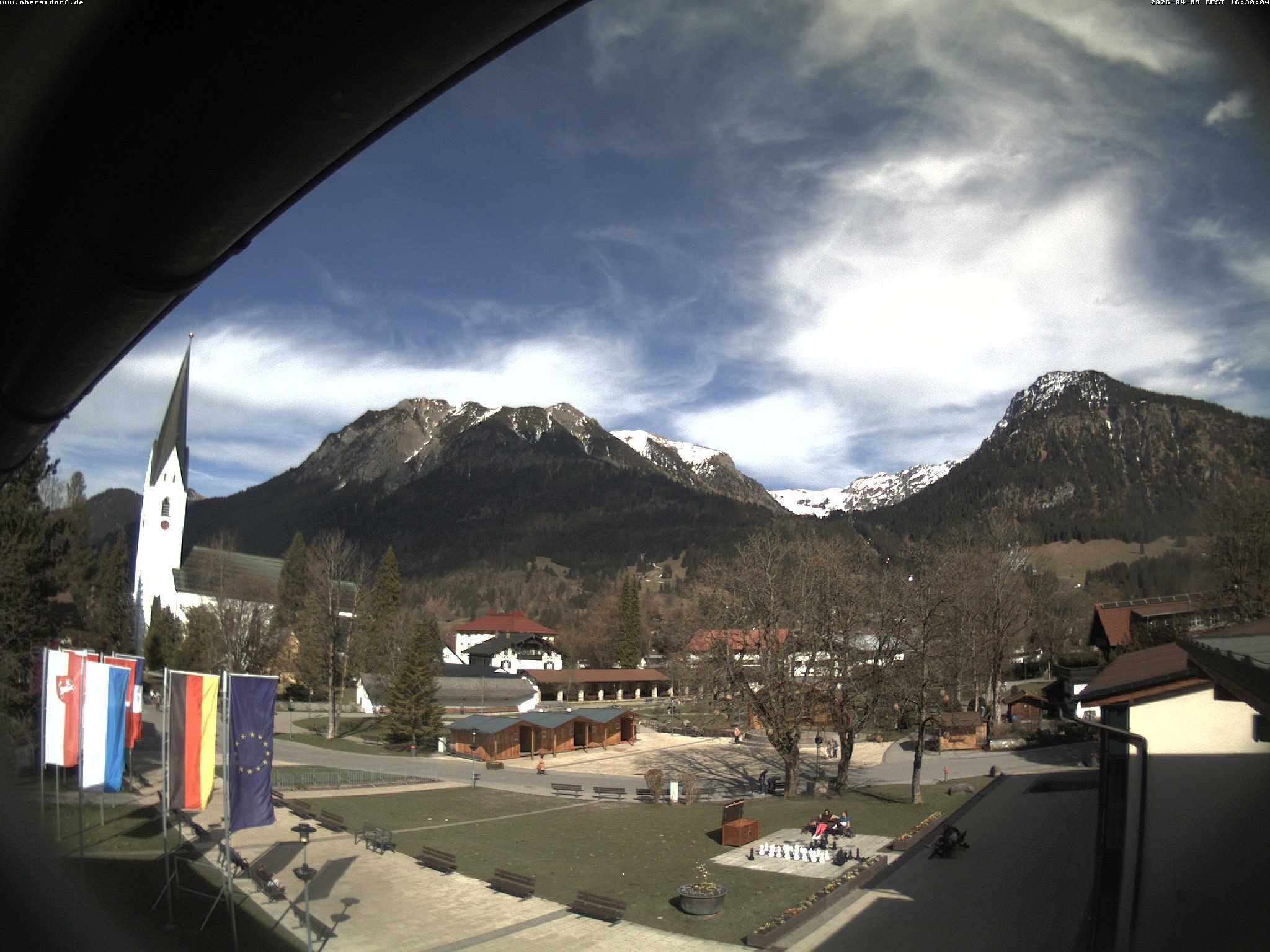 Archiv Foto Webcam Kurpark Oberstdorf