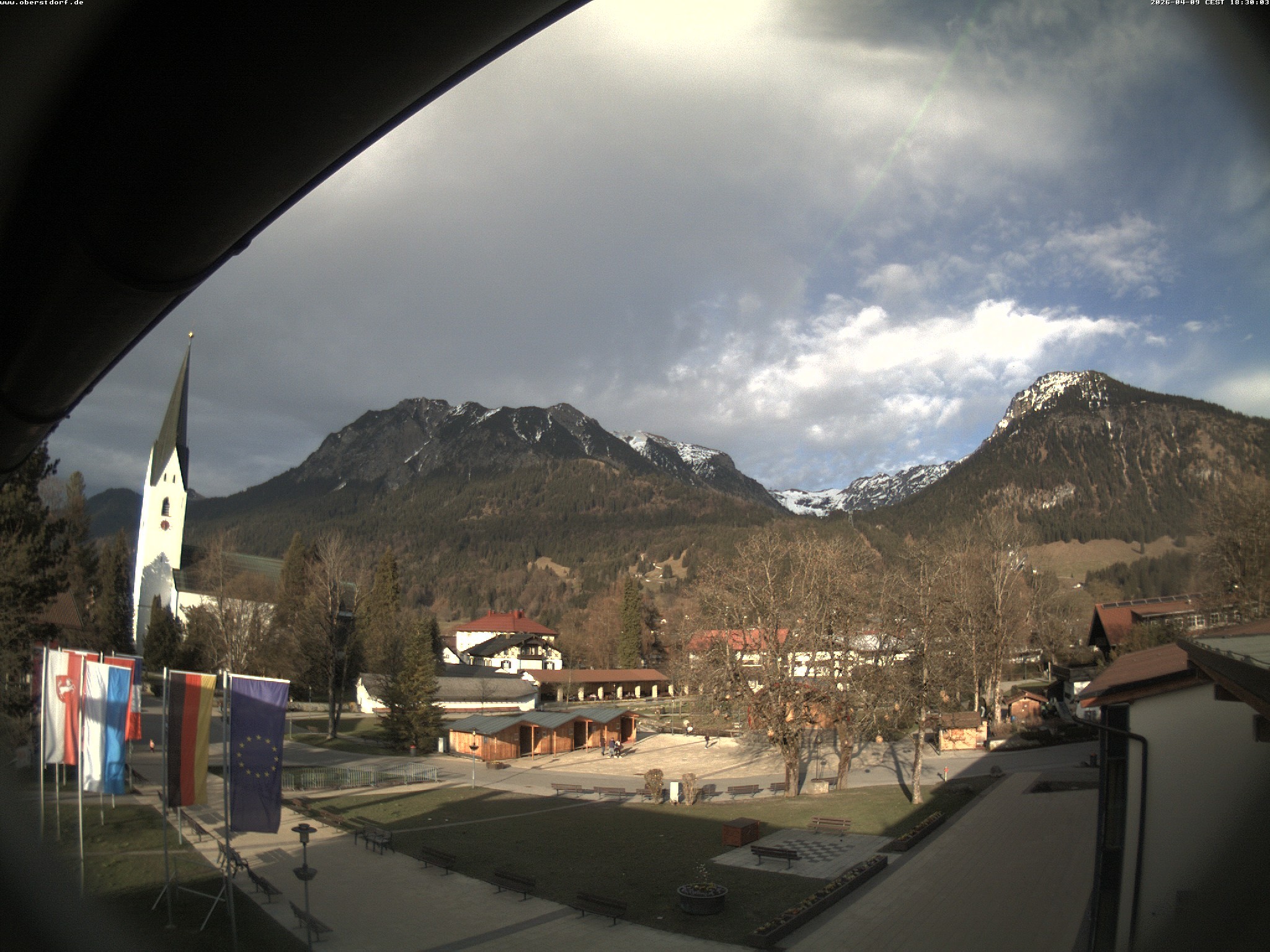 Archiv Foto Webcam Kurpark Oberstdorf