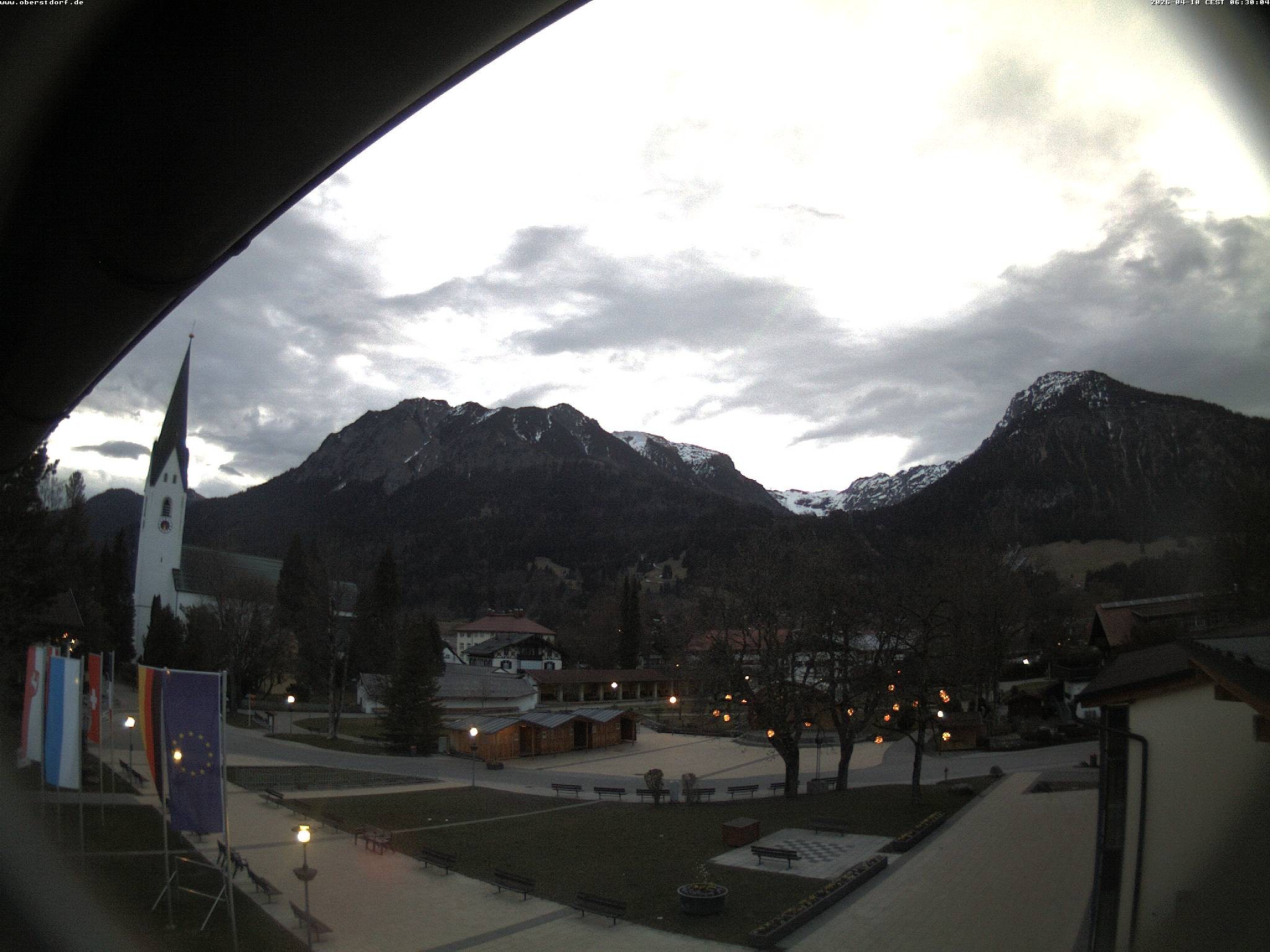 Archiv Foto Webcam Kurpark Oberstdorf