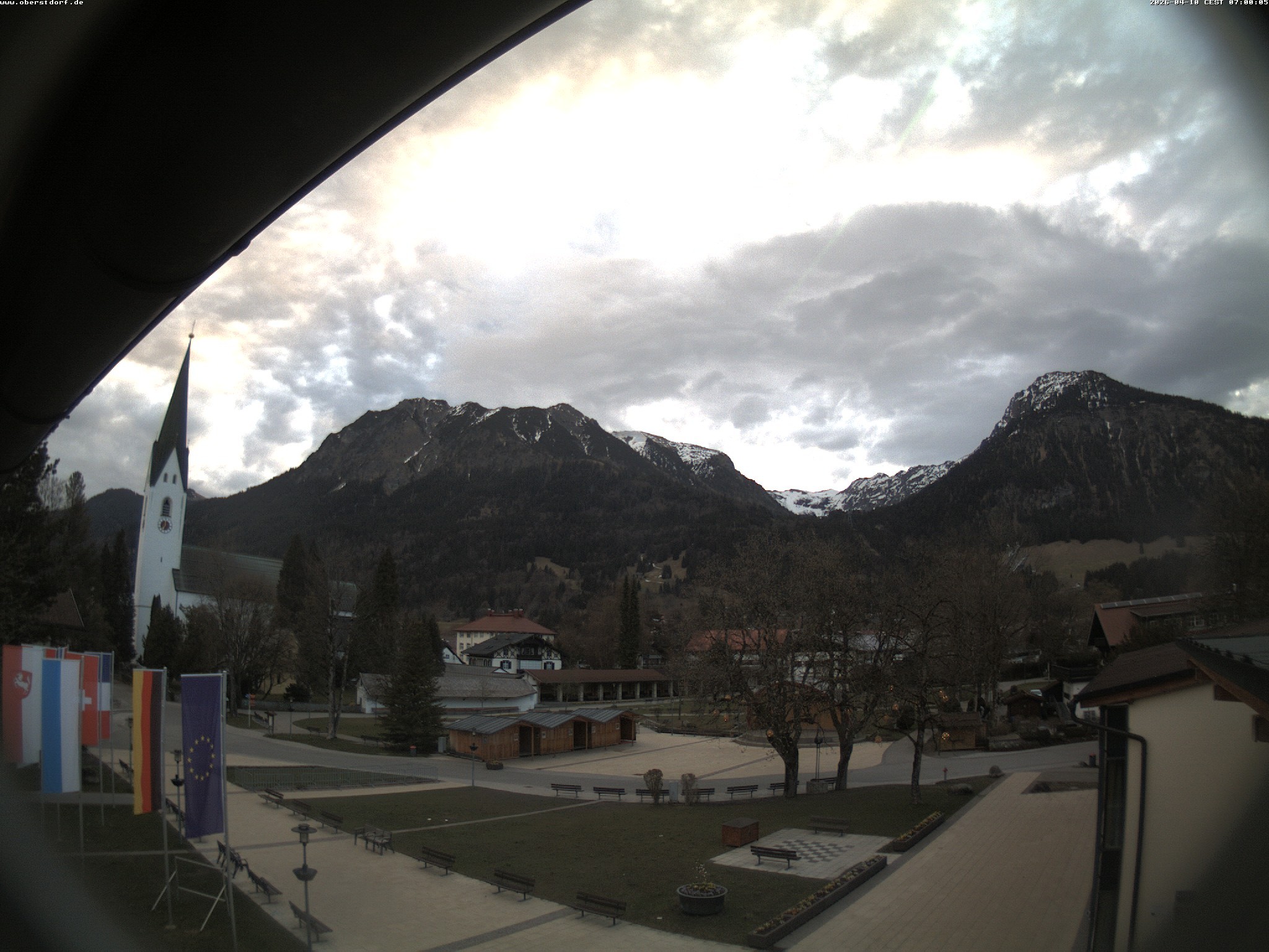 Archiv Foto Webcam Kurpark Oberstdorf