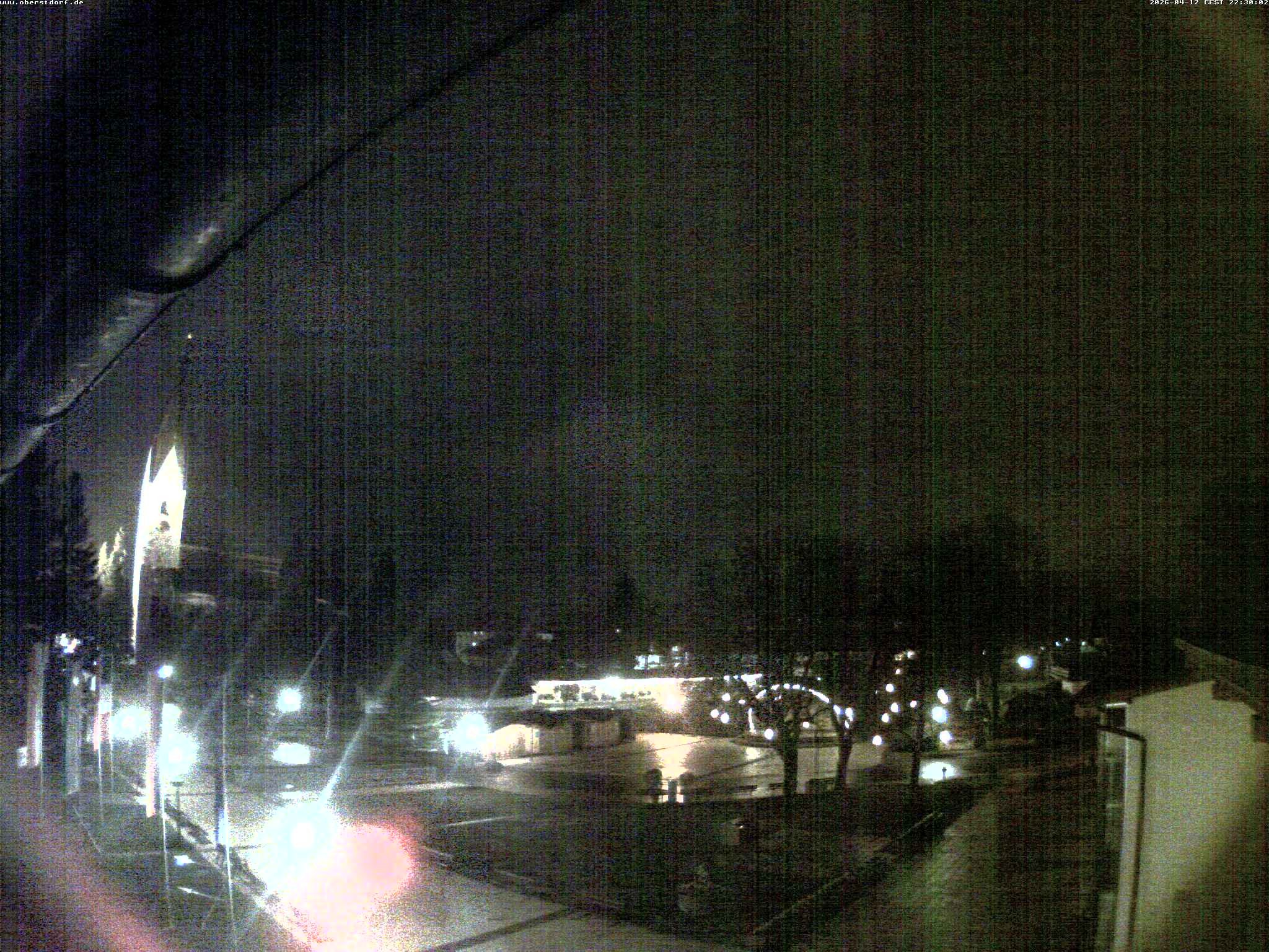 Archived image Webcam St. John's Church Oberstdorf