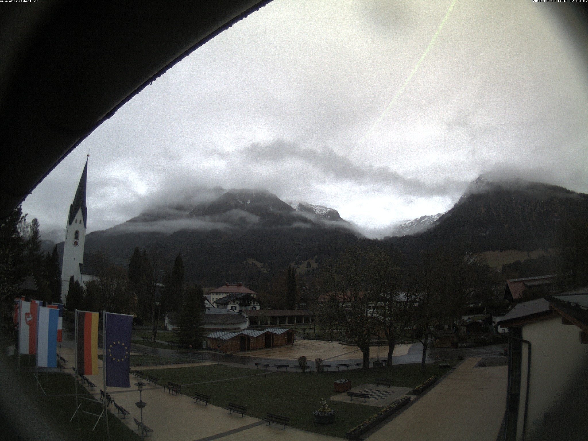 Archiv Foto Webcam Kurpark Oberstdorf