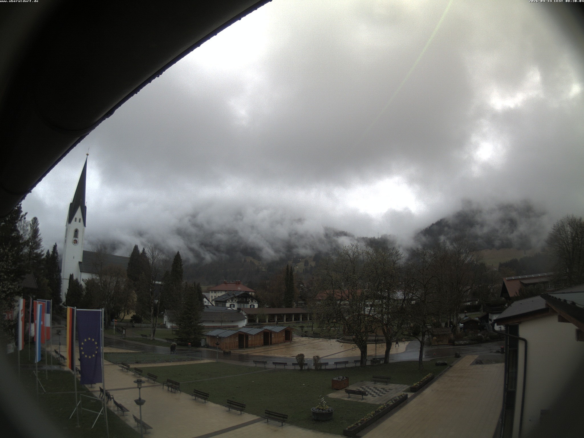 Archiv Foto Webcam Kurpark Oberstdorf