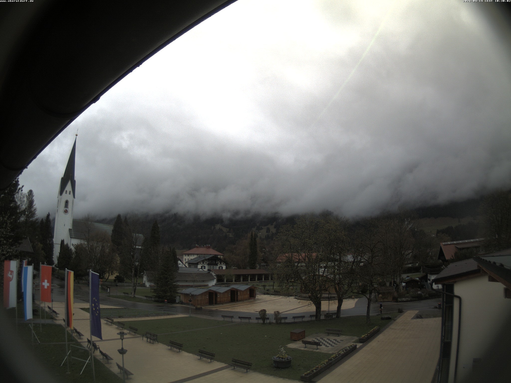 Archiv Foto Webcam Kurpark Oberstdorf