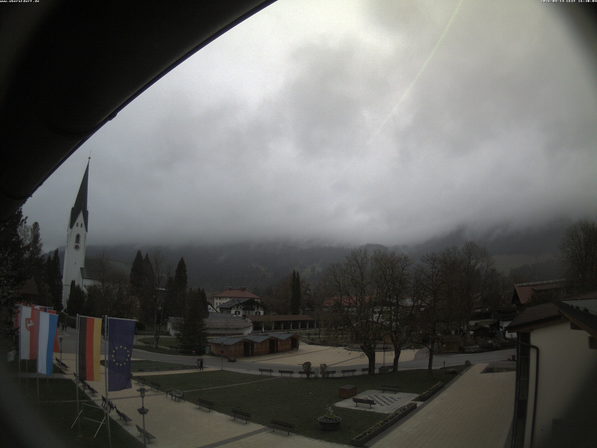 Archived image Webcam St. John's Church Oberstdorf