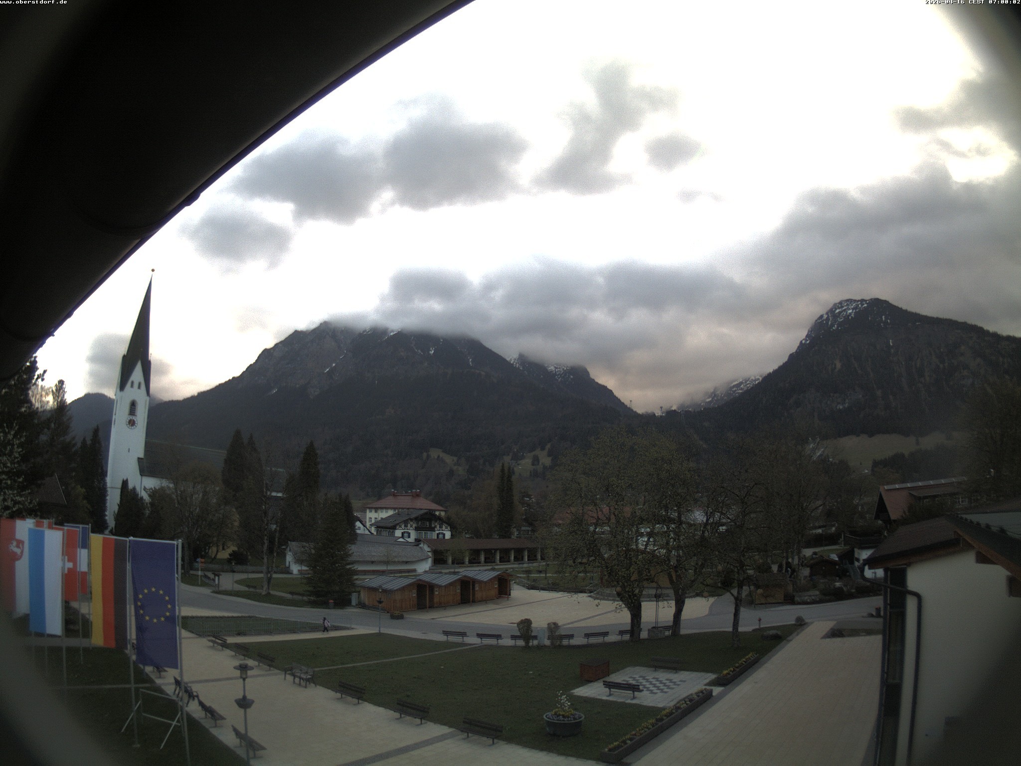 Archiv Foto Webcam Kurpark Oberstdorf